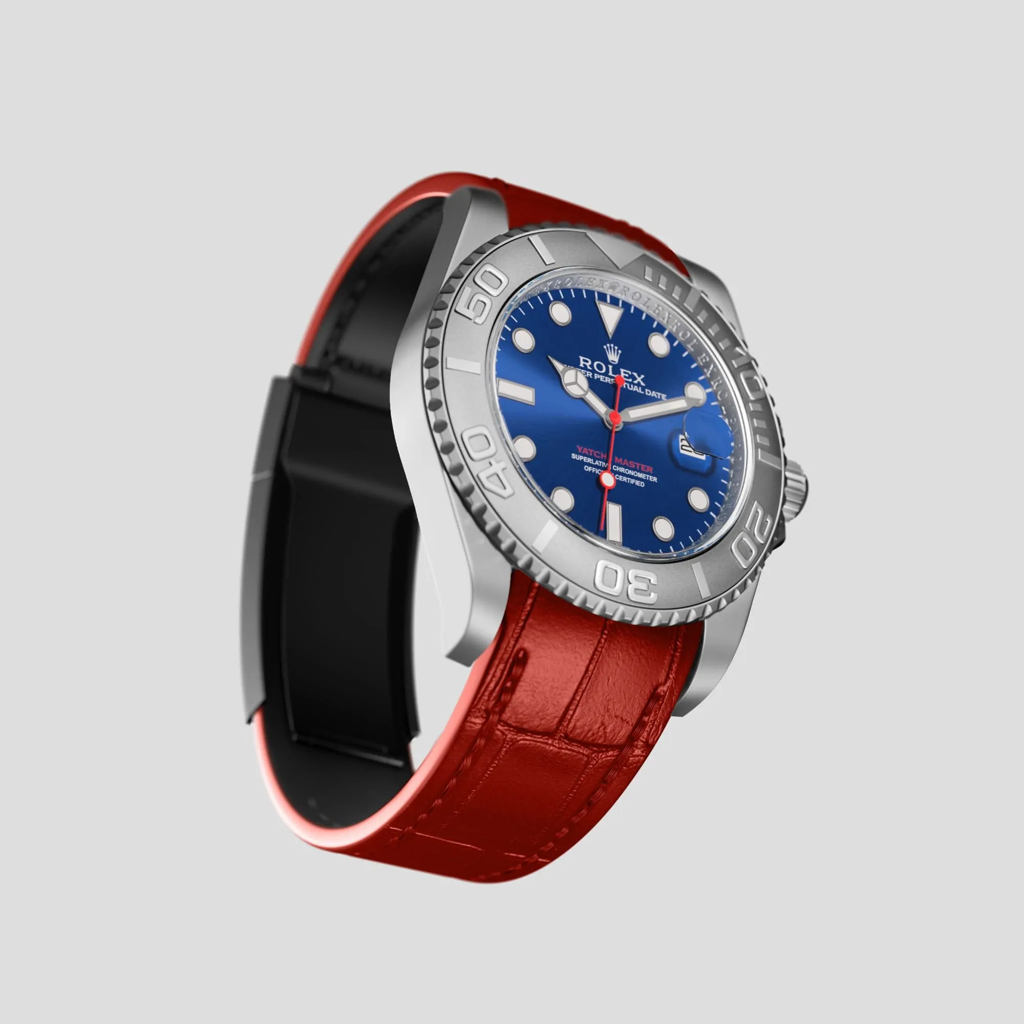 Sport Band For Rolex Yacht-Master 40mm In Alligator