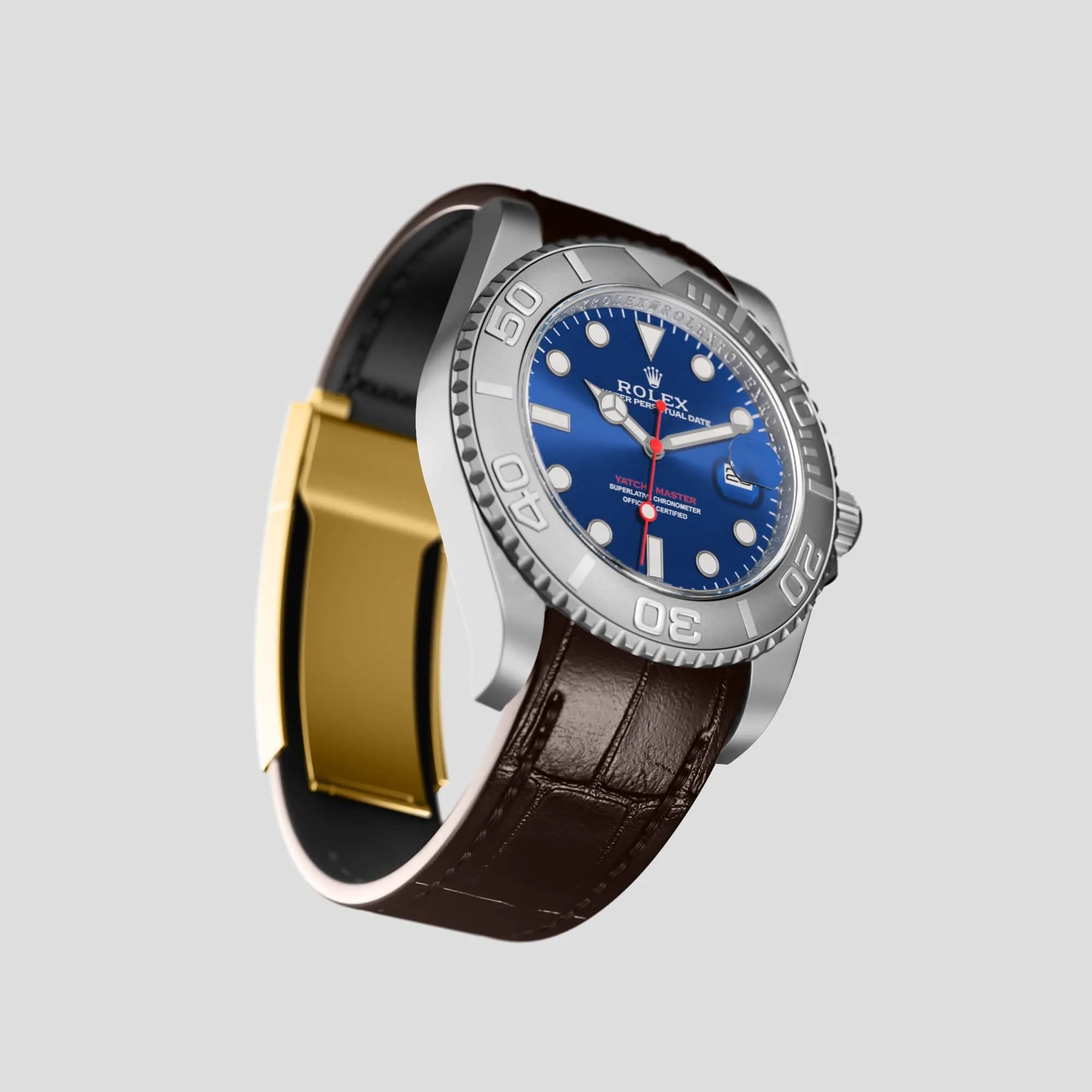 Sport Band For Rolex Yacht-Master 40mm In Alligator