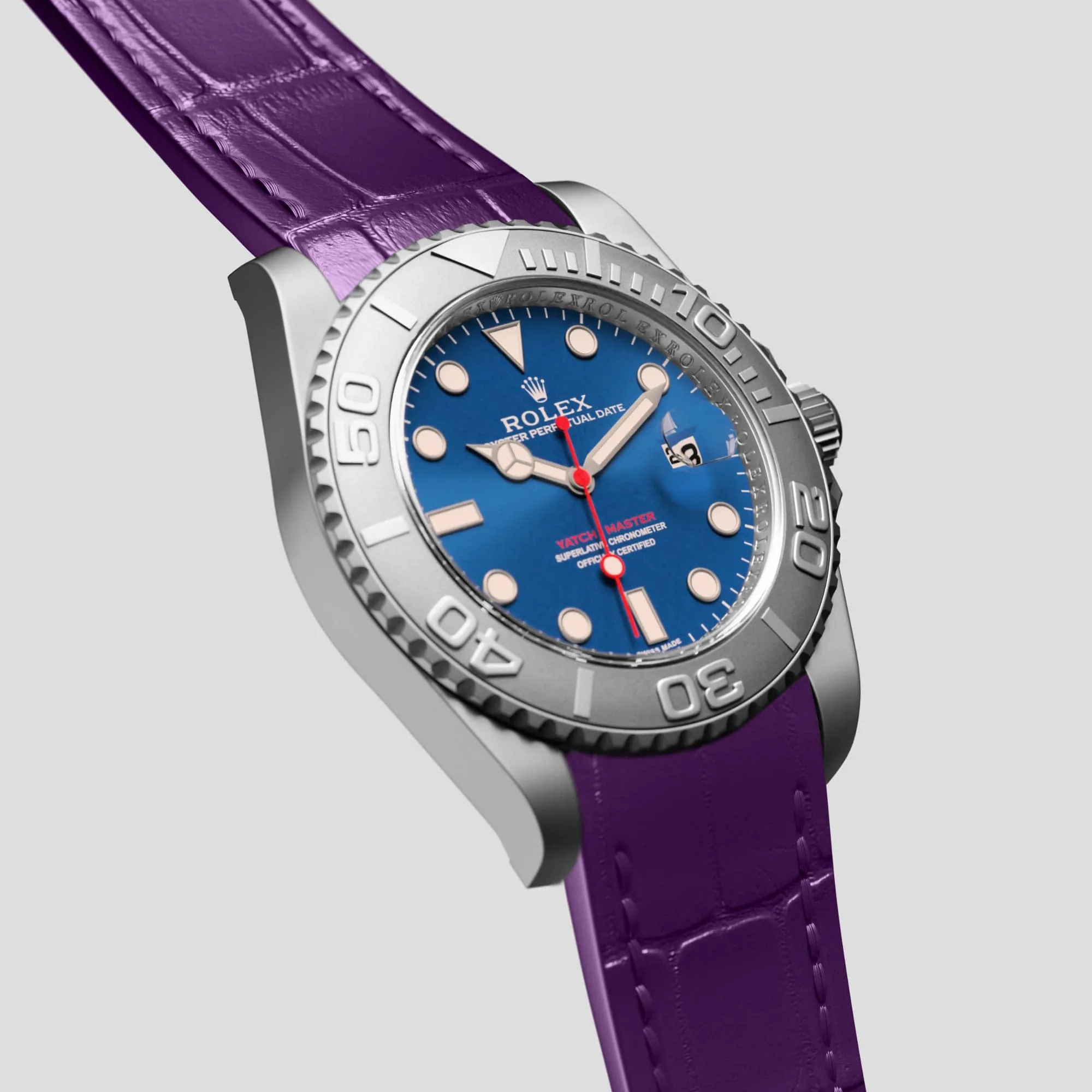 Sport Band For Rolex Yacht-Master 40mm In Alligator