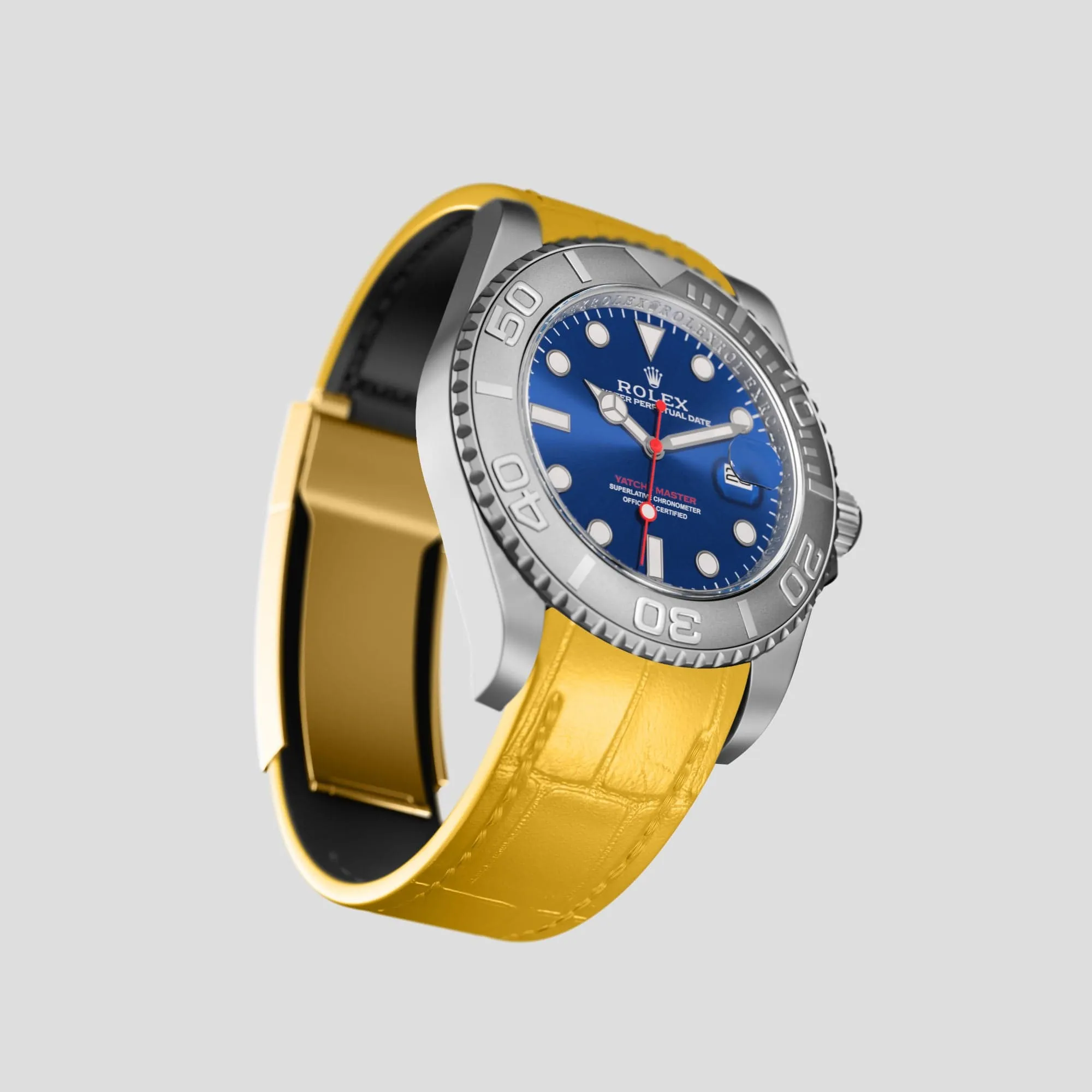 Sport Band For Rolex Yacht-Master 40mm In Alligator