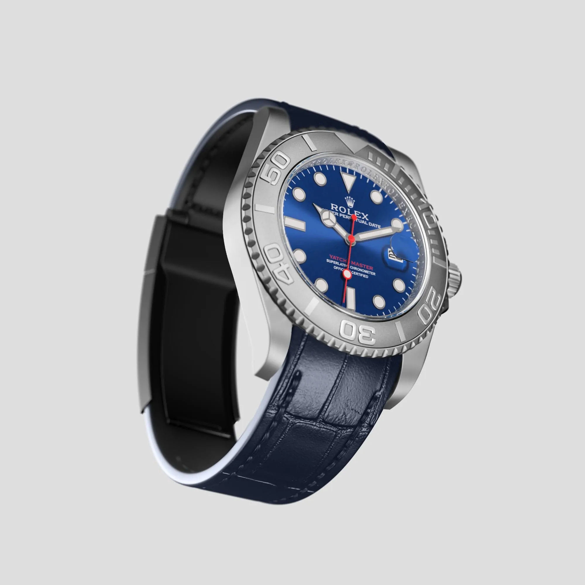 Sport Band For Rolex Yacht-Master 40mm In Alligator
