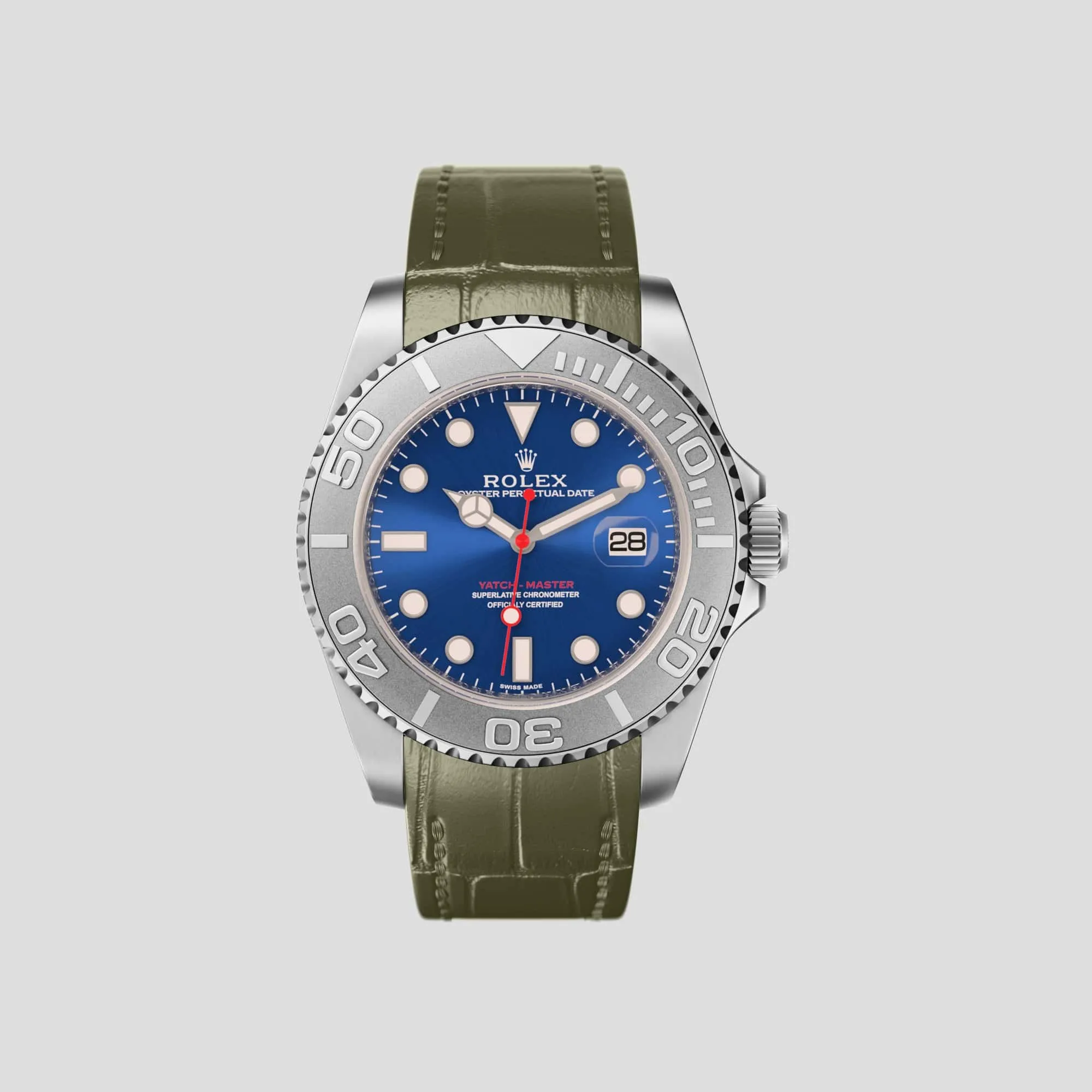 Sport Band For Rolex Yacht-Master 40mm In Alligator