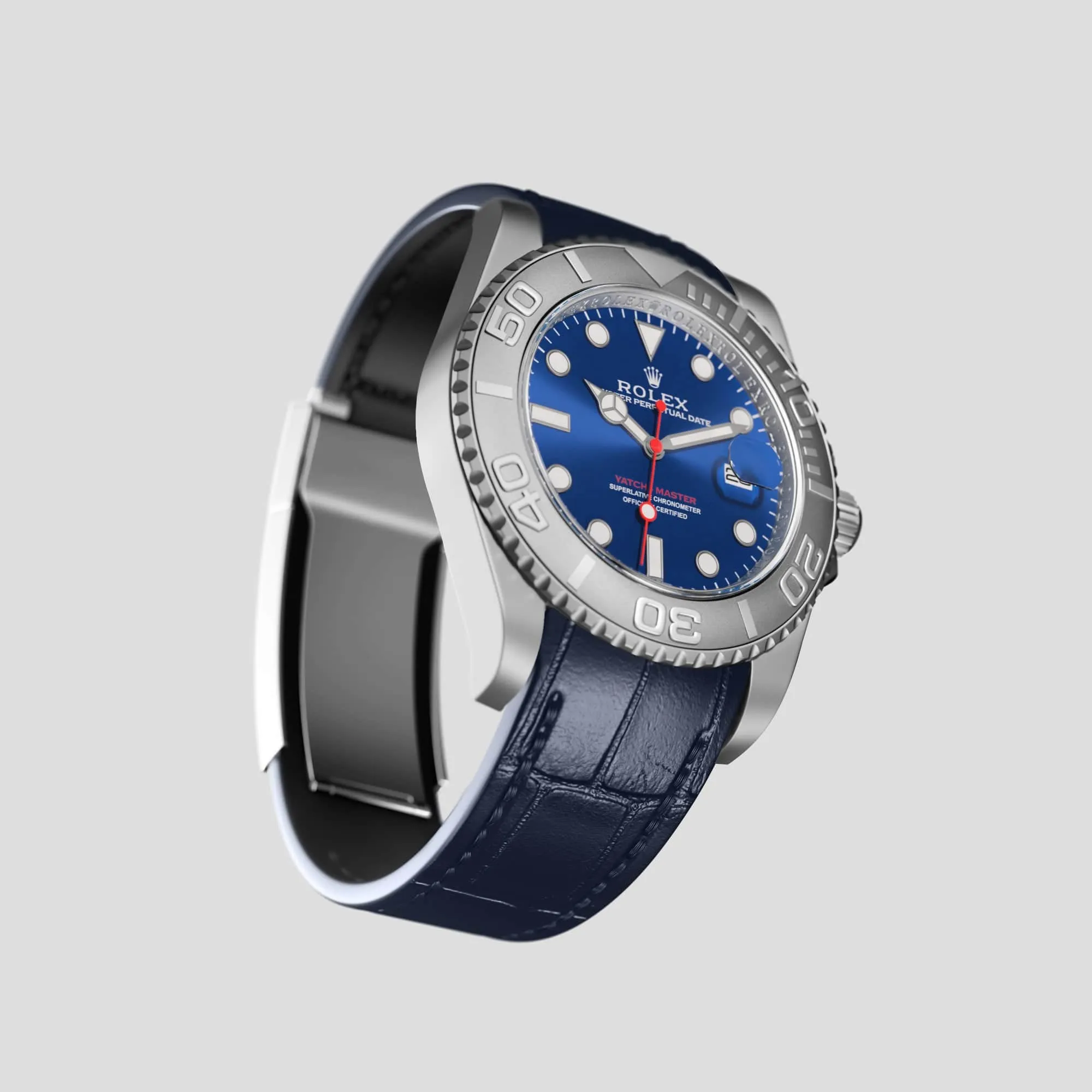 Sport Band For Rolex Yacht-Master 40mm In Alligator