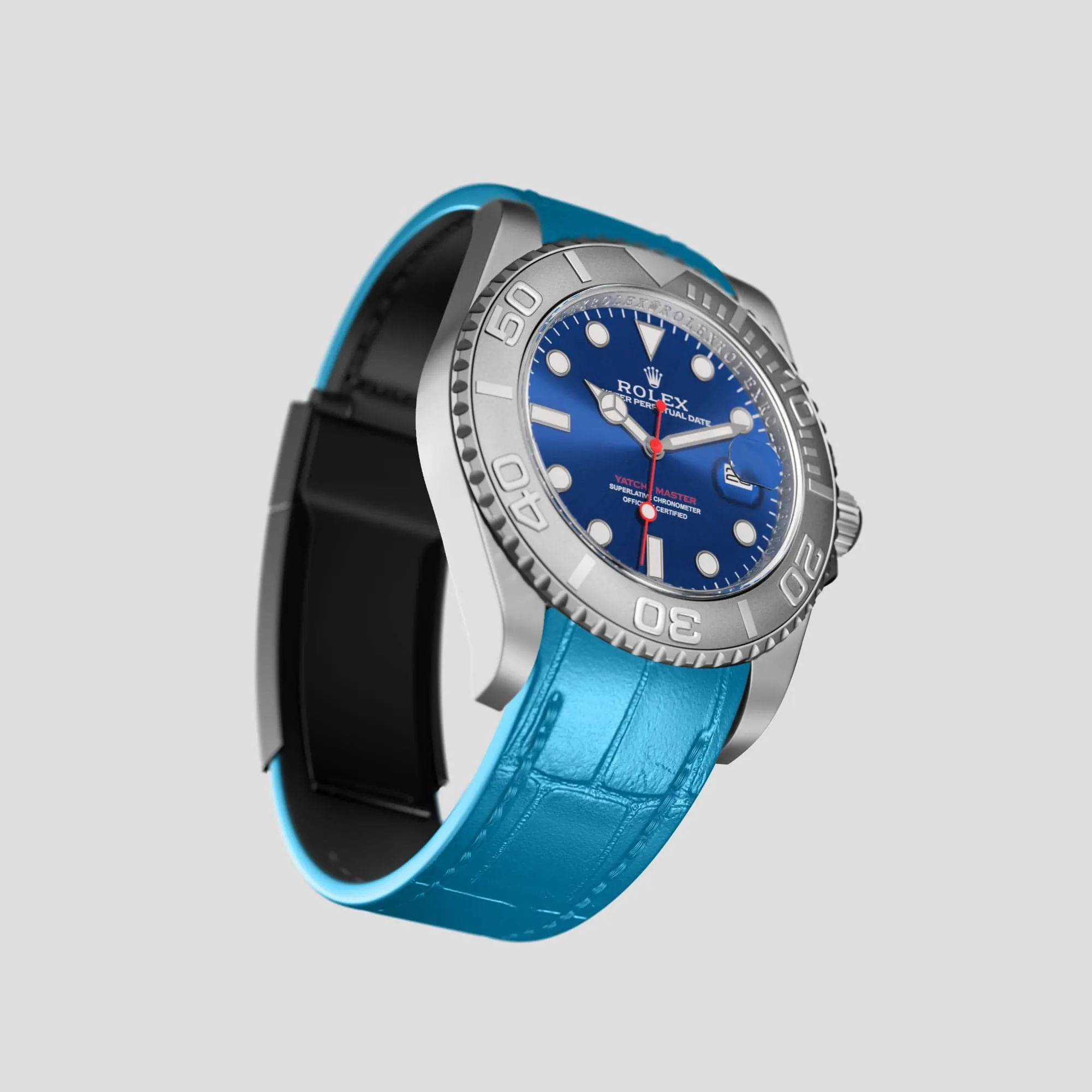 Sport Band For Rolex Yacht-Master 40mm In Alligator