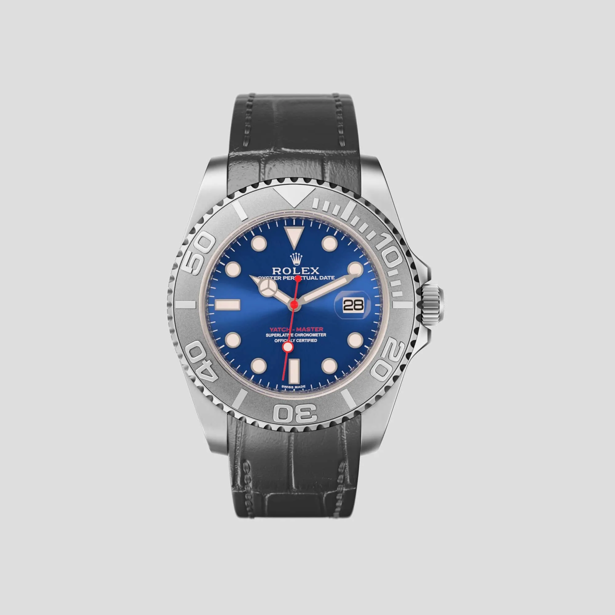 Sport Band For Rolex Yacht-Master 40mm In Alligator