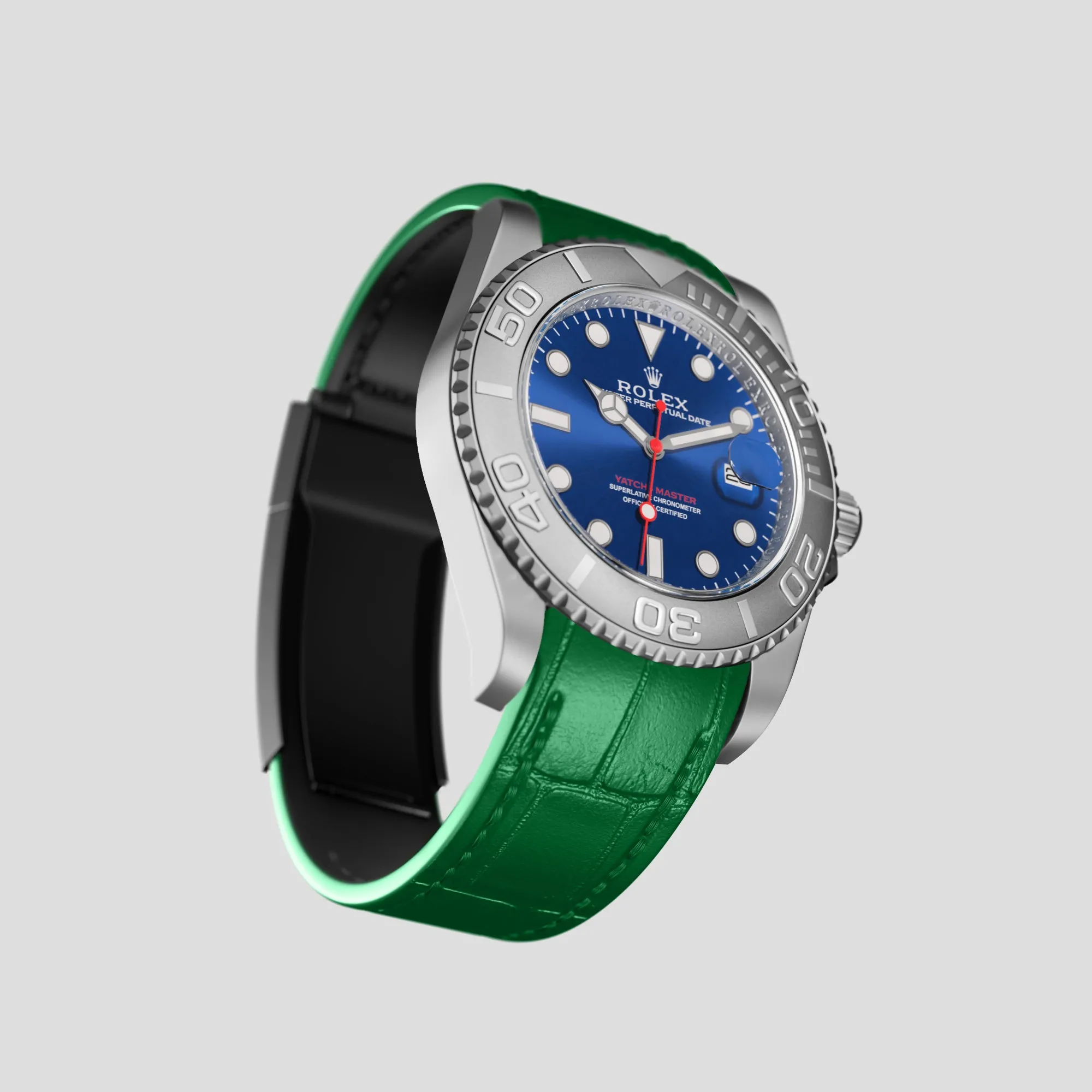 Sport Band For Rolex Yacht-Master 40mm In Alligator