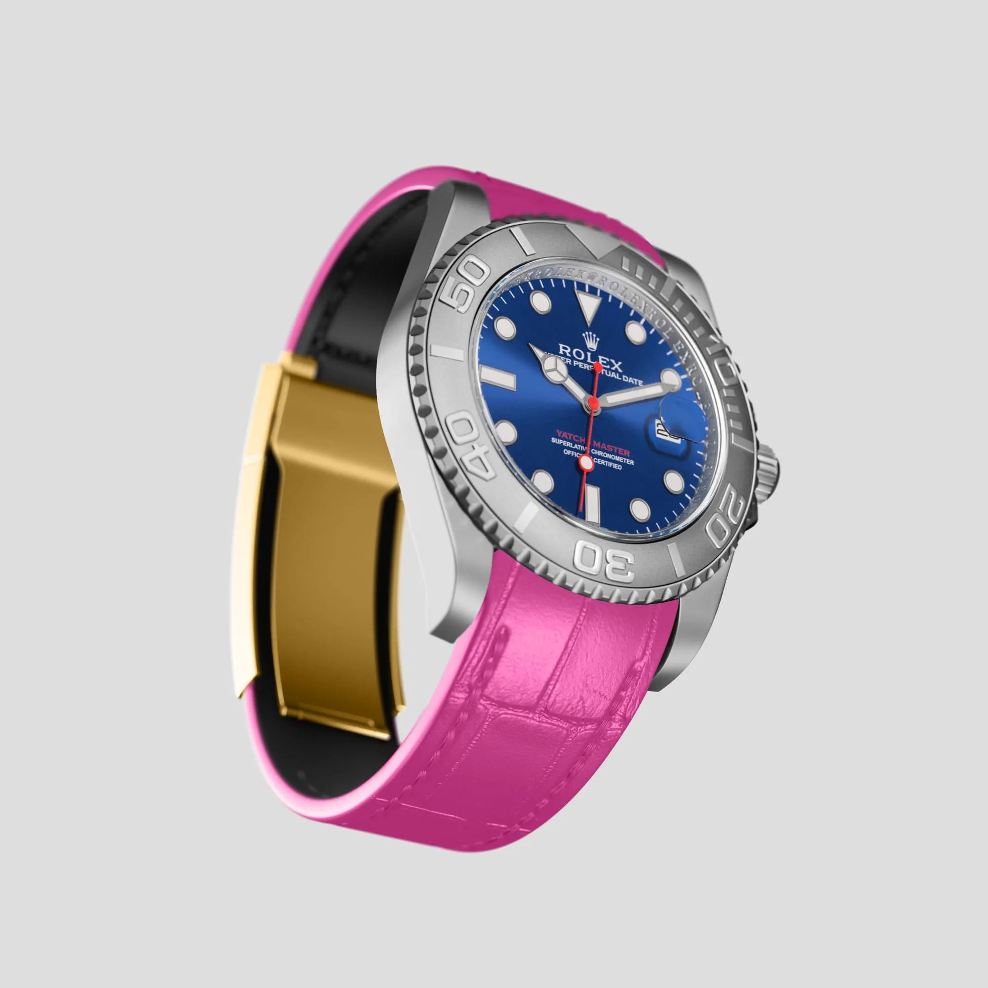 Sport Band For Rolex Yacht-Master 40mm In Alligator
