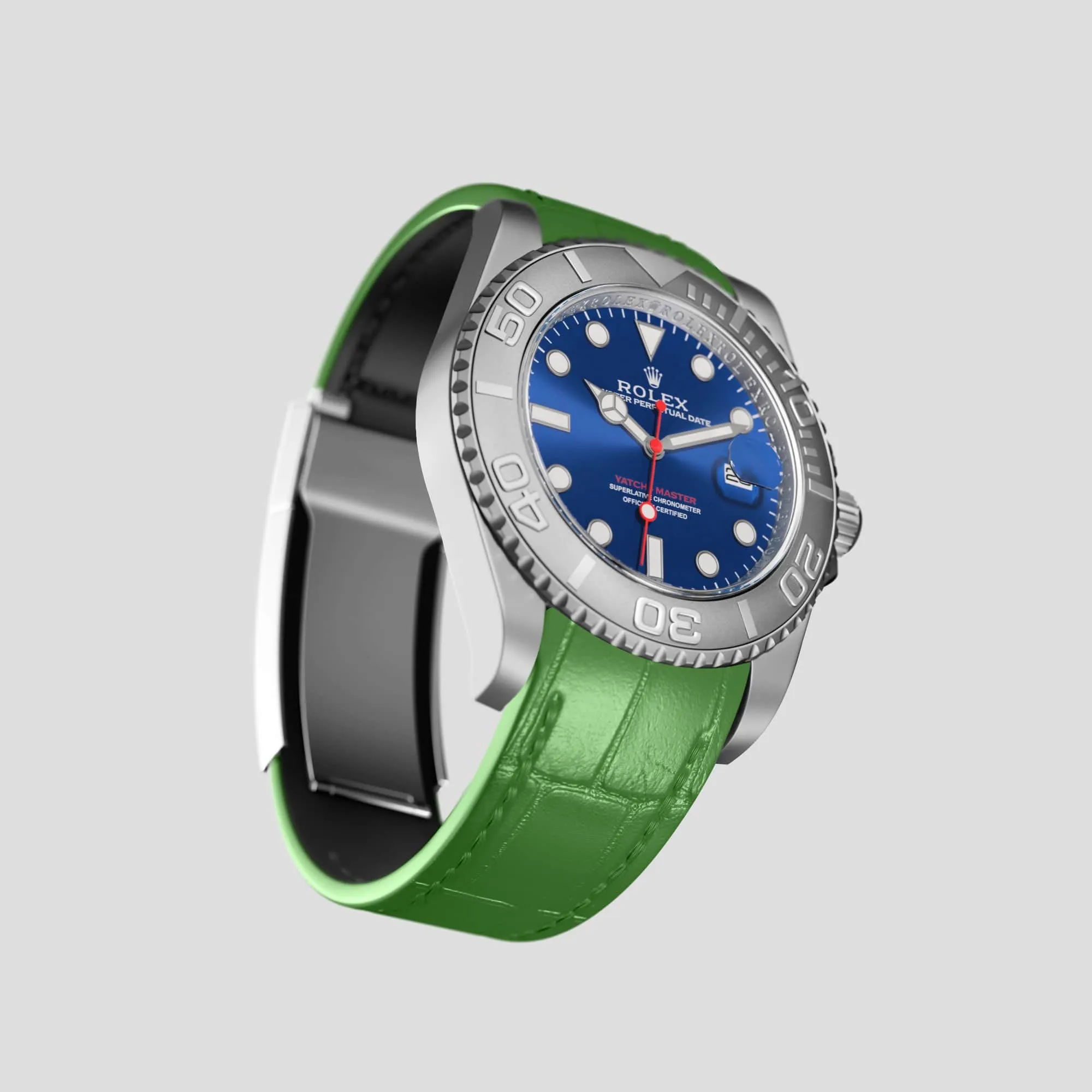 Sport Band For Rolex Yacht-Master 40mm In Alligator