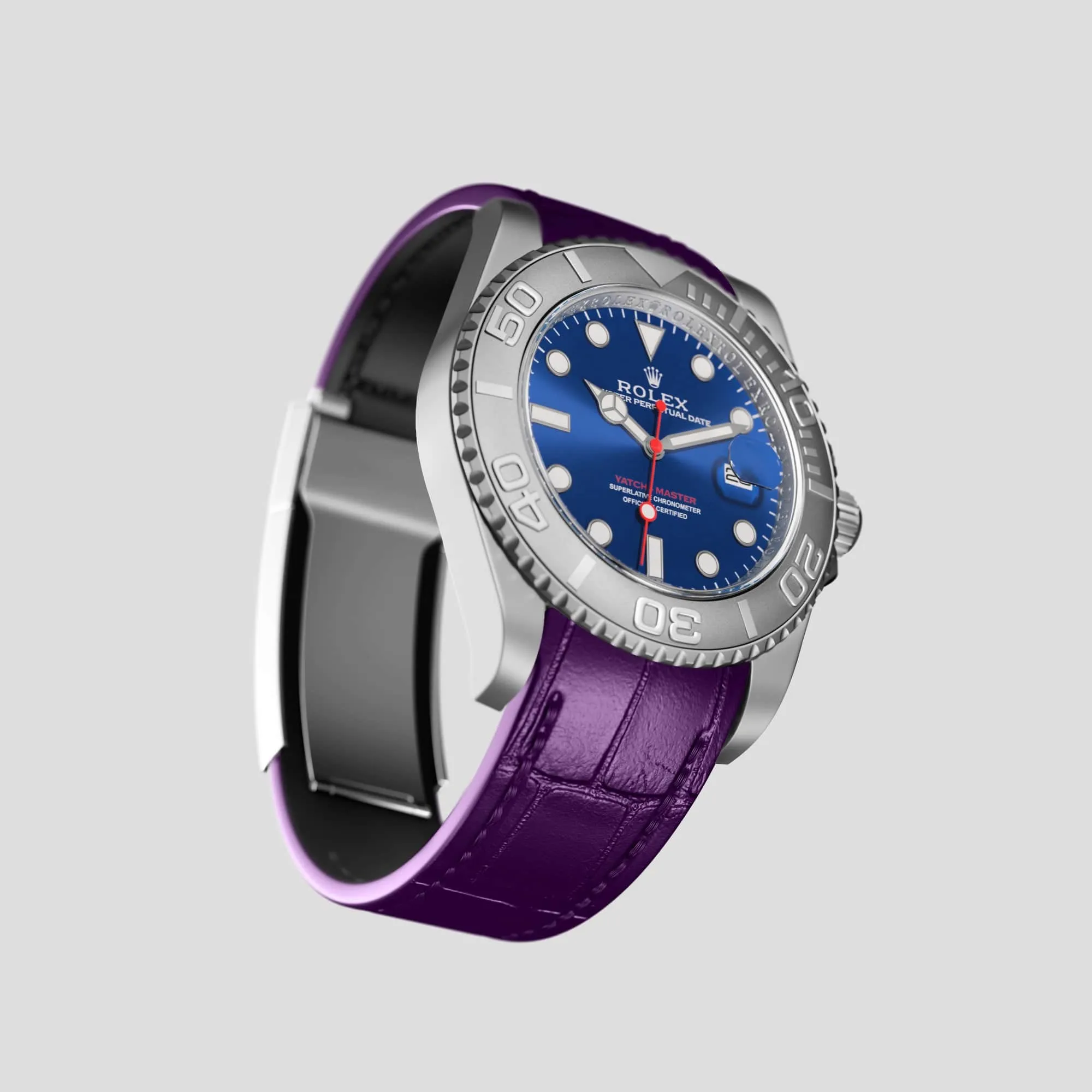 Sport Band For Rolex Yacht-Master 40mm In Alligator