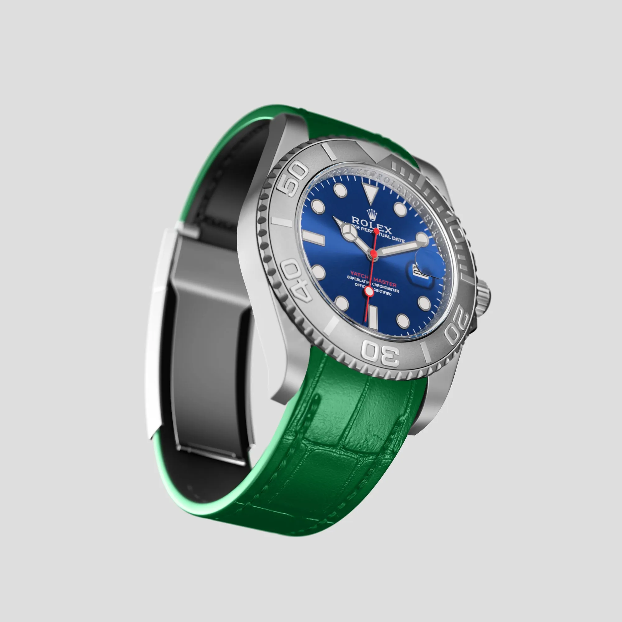Sport Band For Rolex Yacht-Master 40mm In Alligator