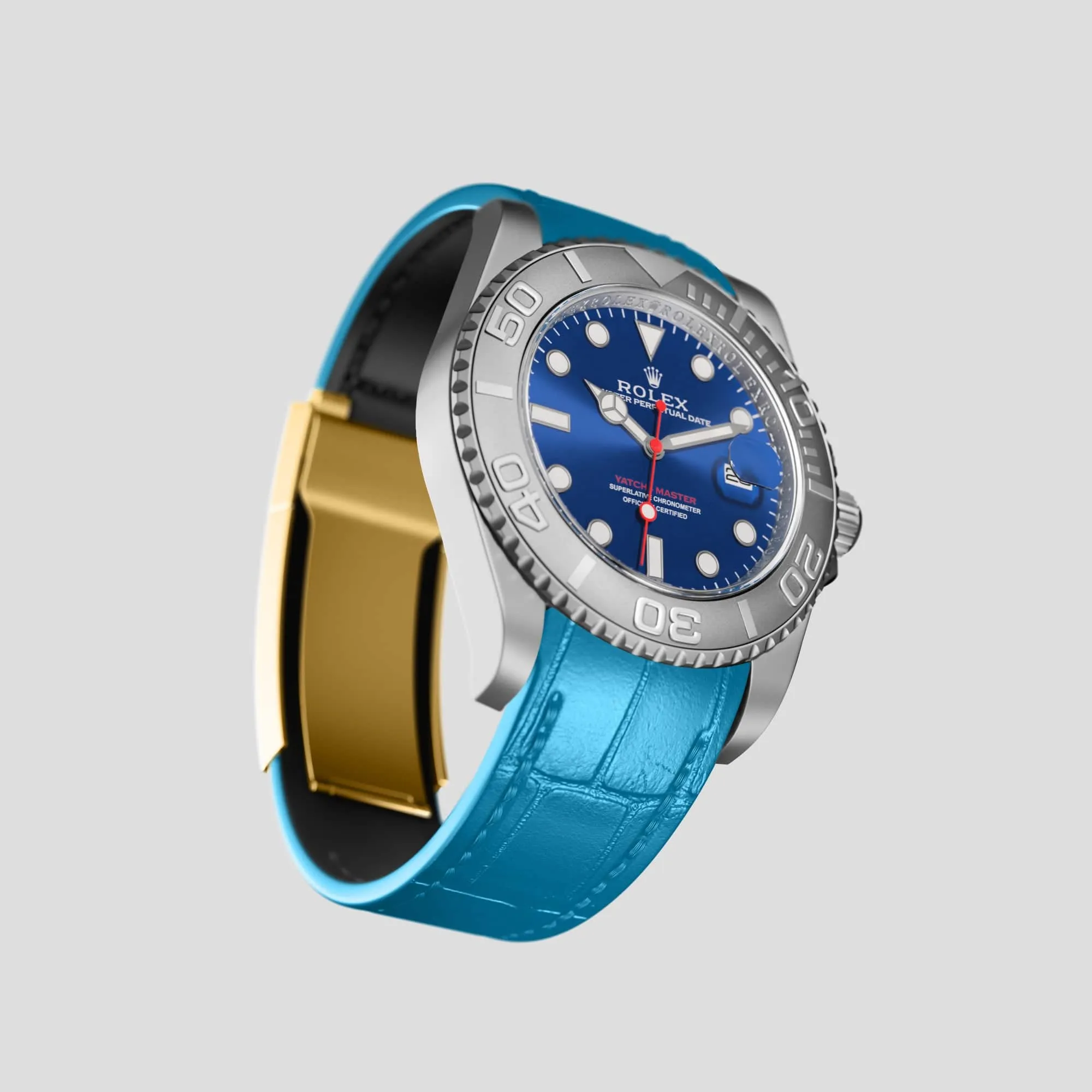 Sport Band For Rolex Yacht-Master 40mm In Alligator