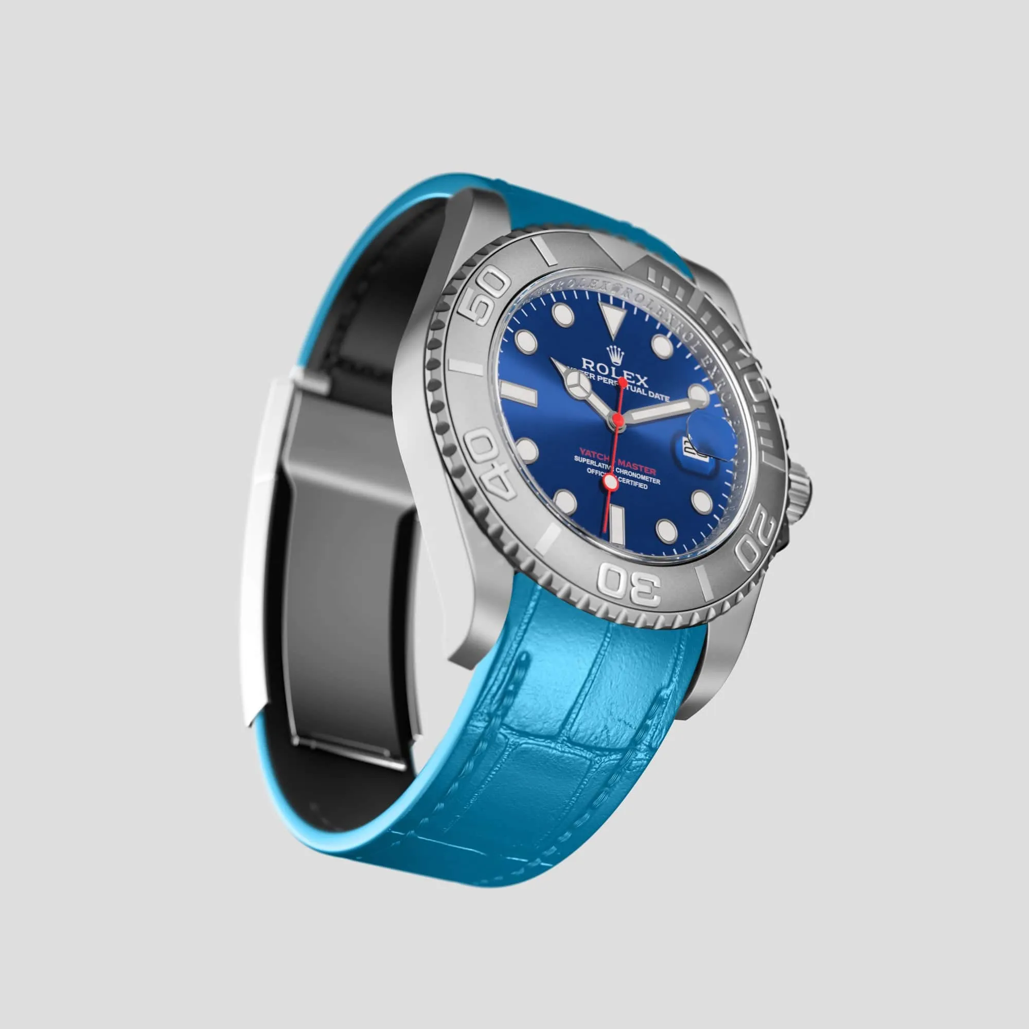Sport Band For Rolex Yacht-Master 40mm In Alligator