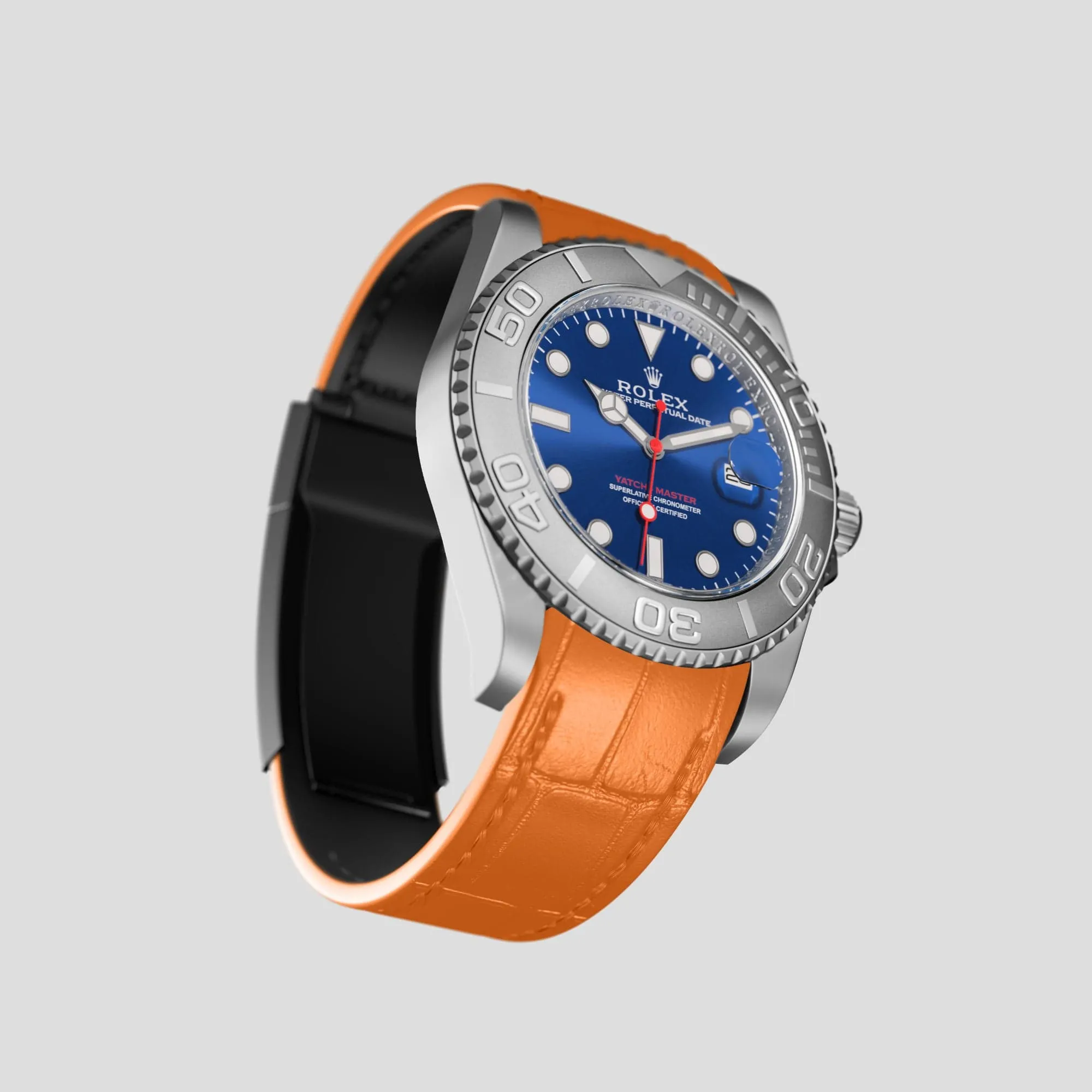 Sport Band For Rolex Yacht-Master 40mm In Alligator