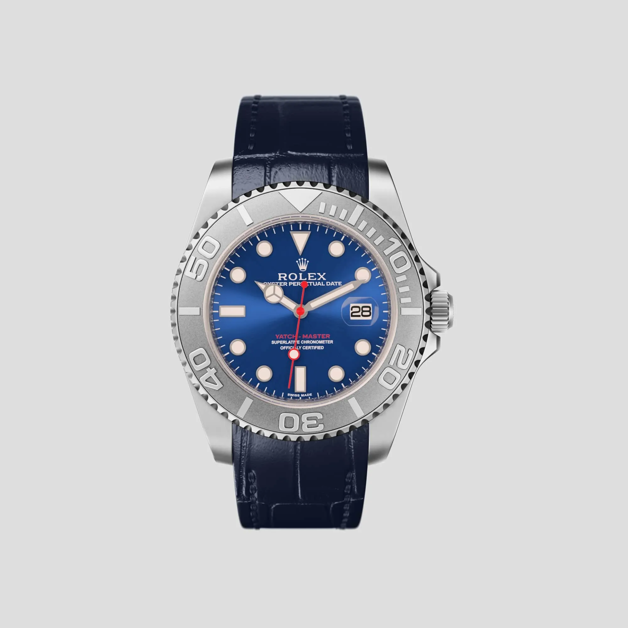 Sport Band For Rolex Yacht-Master 40mm In Alligator
