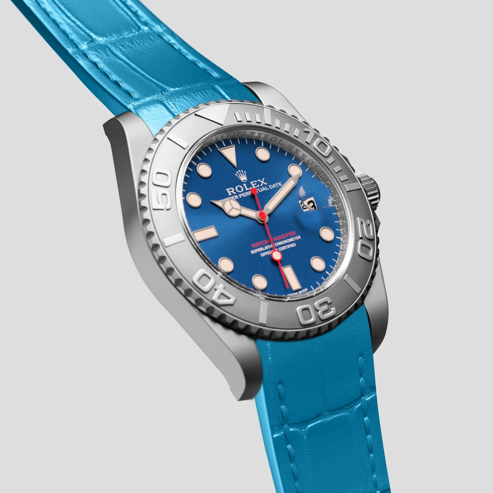 Sport Band For Rolex Yacht-Master 40mm In Alligator