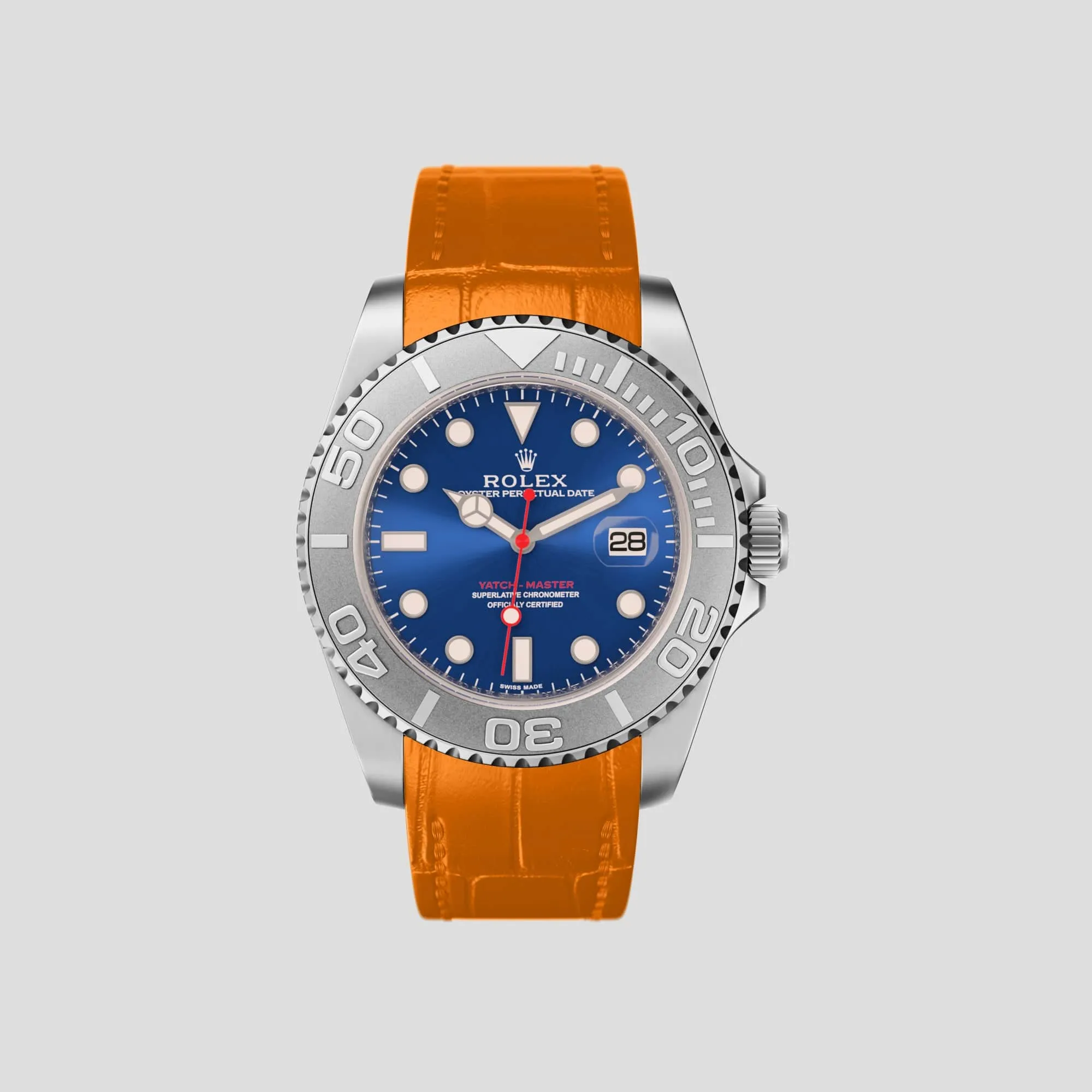 Sport Band For Rolex Yacht-Master 40mm In Alligator