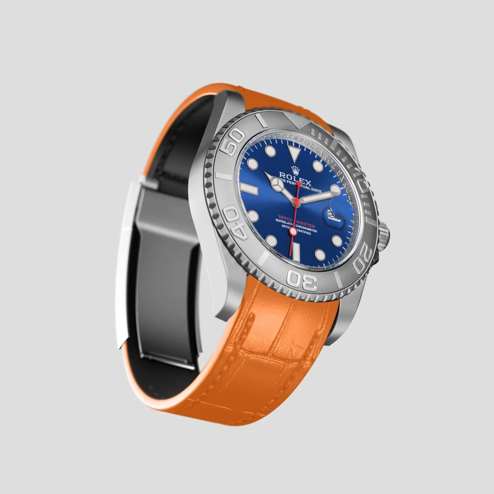 Sport Band For Rolex Yacht-Master 40mm In Alligator