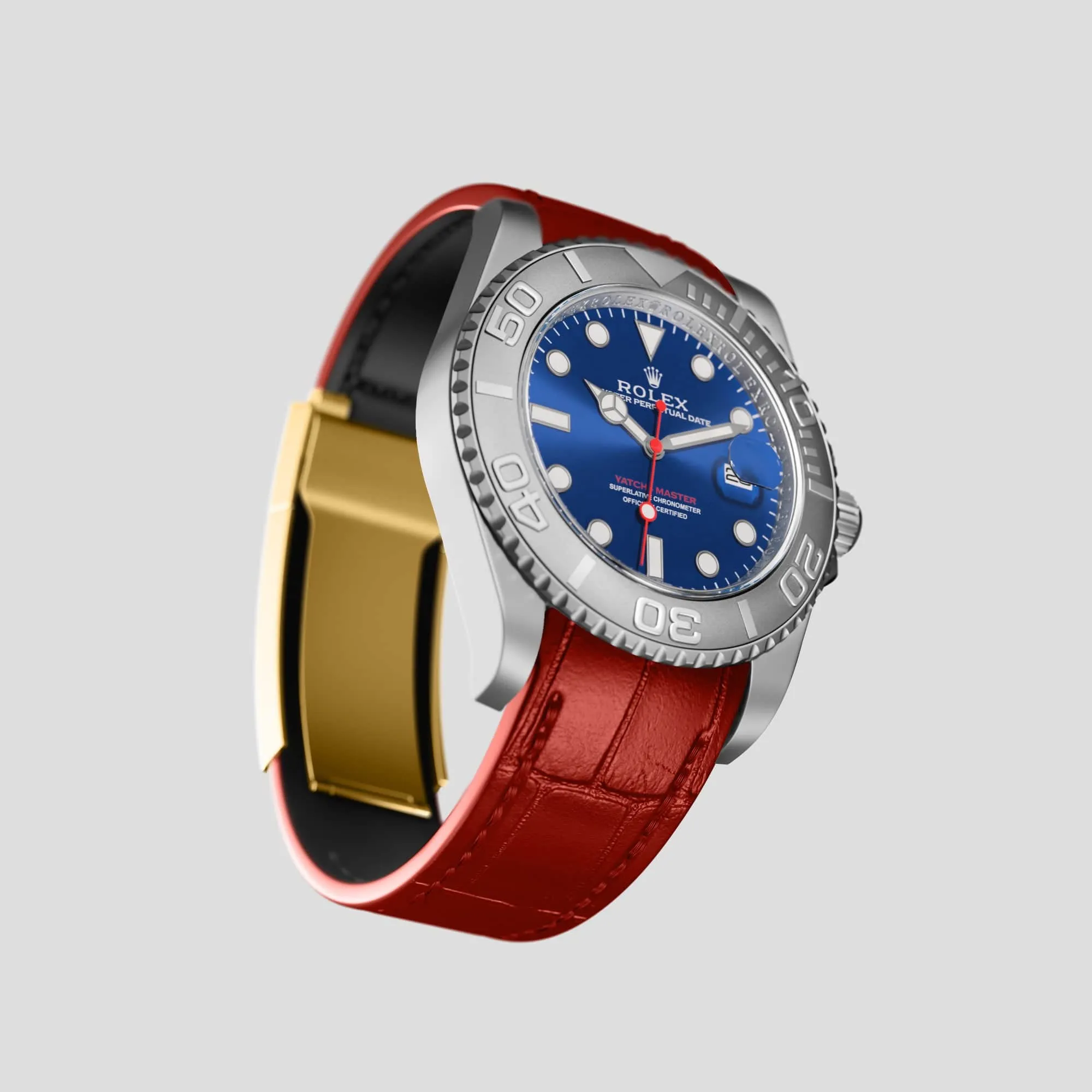 Sport Band For Rolex Yacht-Master 40mm In Alligator