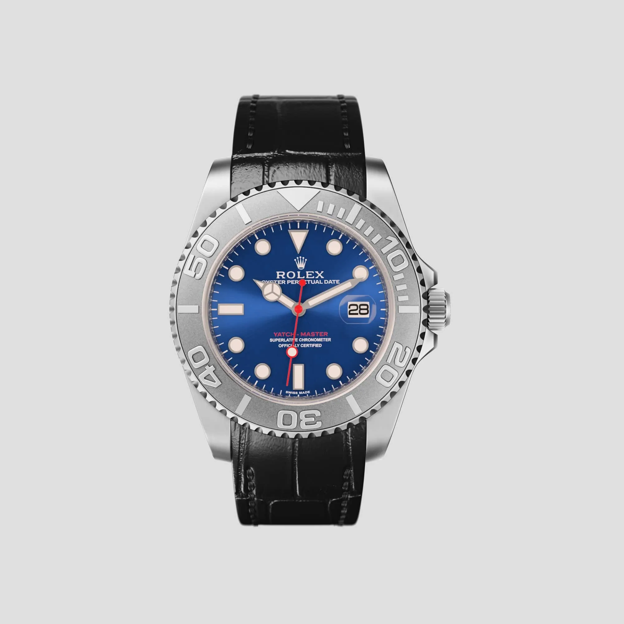 Sport Band For Rolex Yacht-Master 40mm In Alligator
