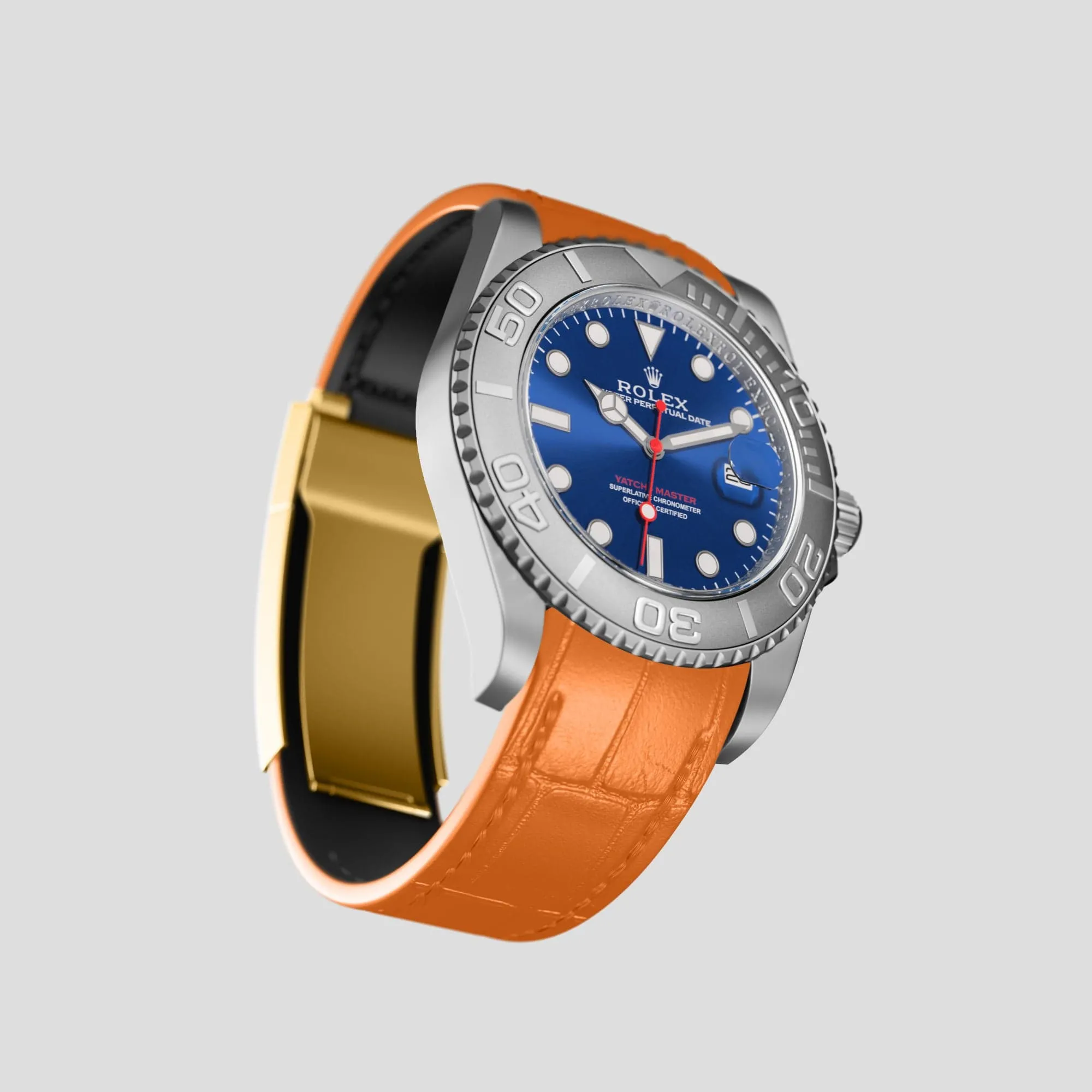 Sport Band For Rolex Yacht-Master 40mm In Alligator