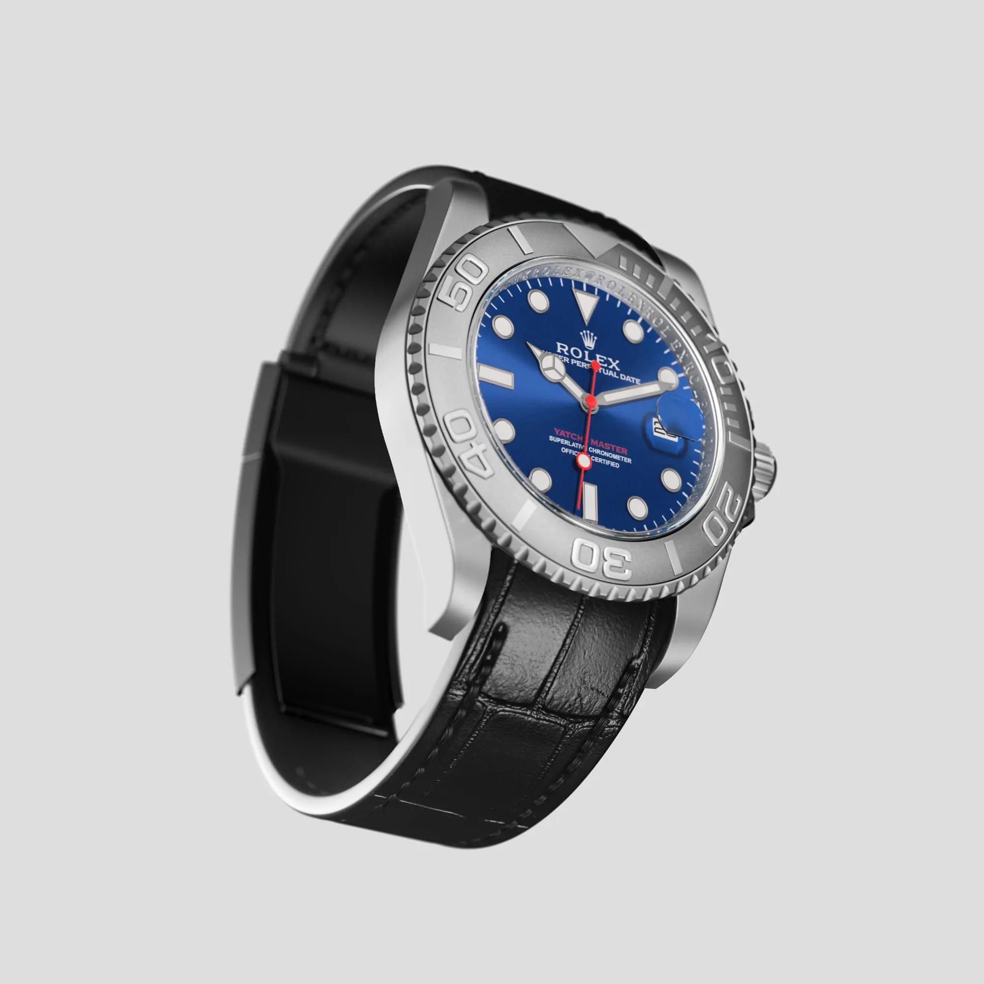 Sport Band For Rolex Yacht-Master 40mm In Alligator