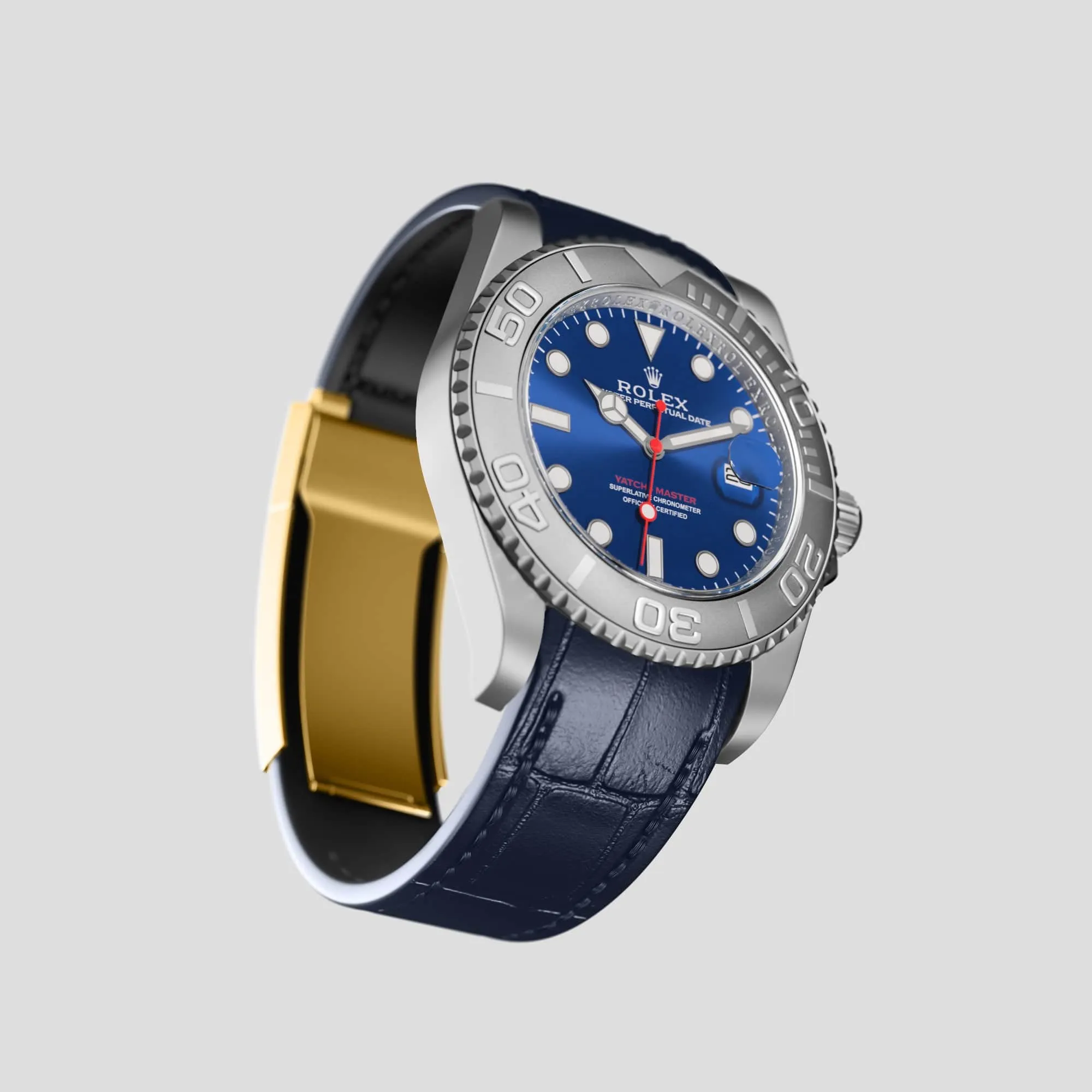 Sport Band For Rolex Yacht-Master 40mm In Alligator