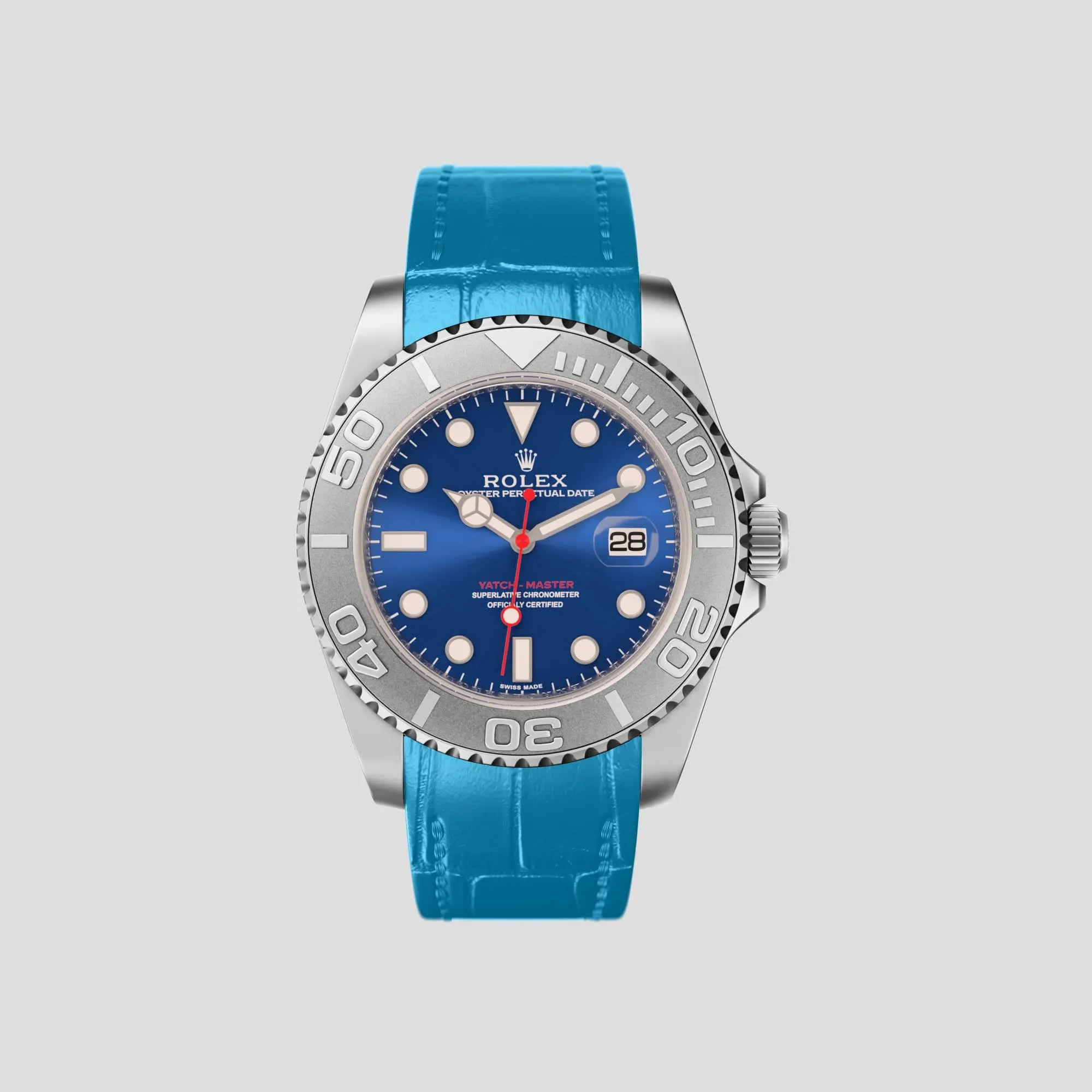 Sport Band For Rolex Yacht-Master 40mm In Alligator