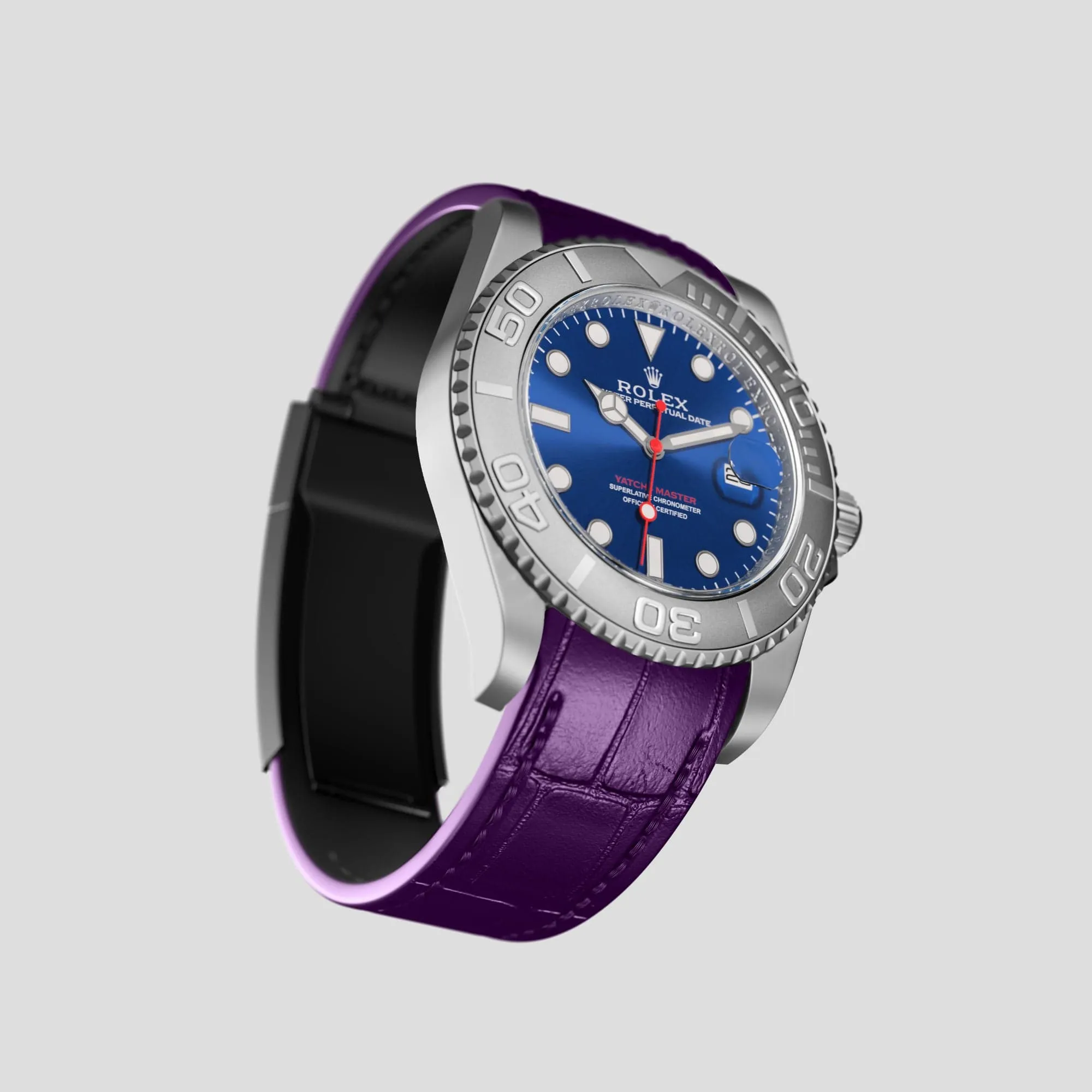 Sport Band For Rolex Yacht-Master 40mm In Alligator