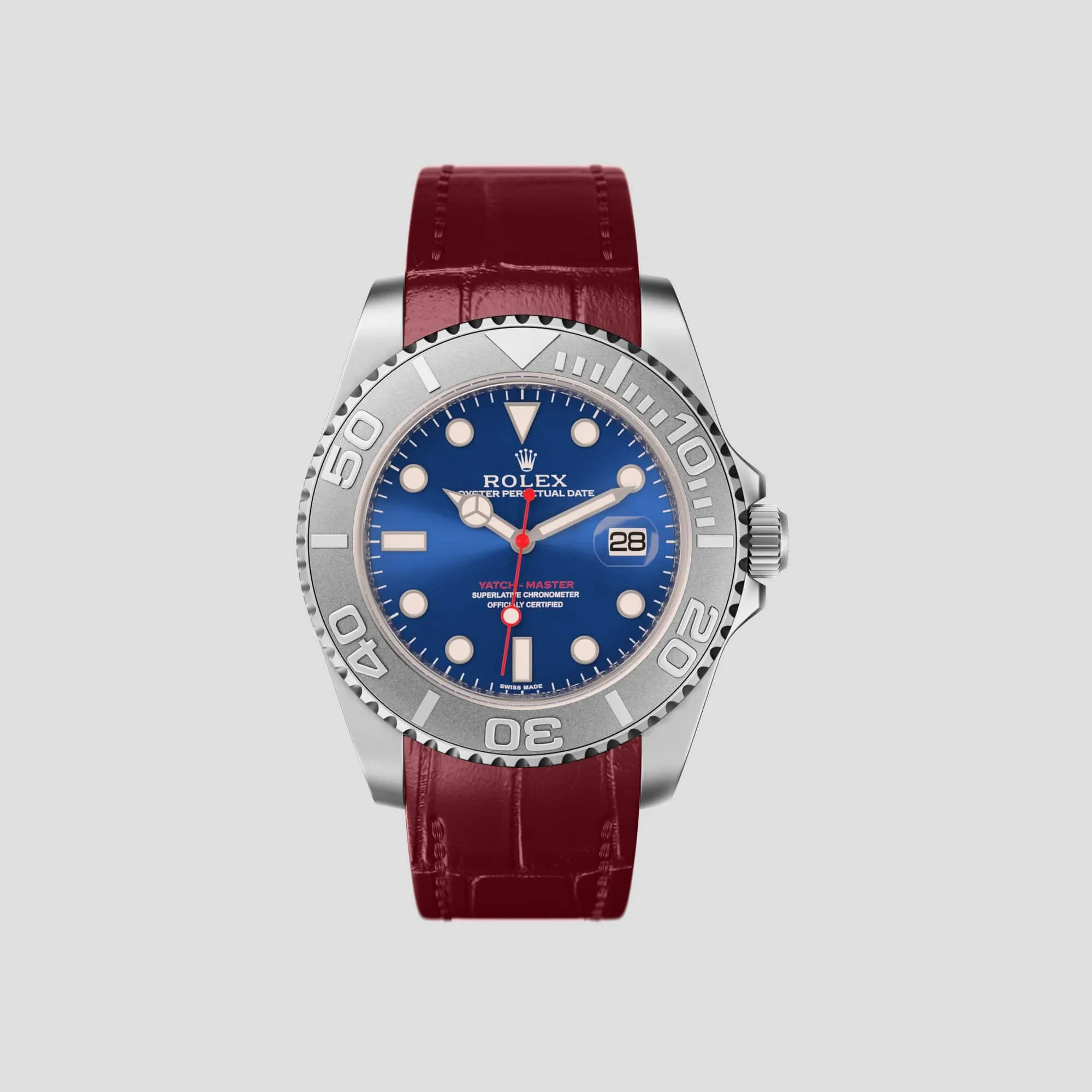 Sport Band For Rolex Yacht-Master 40mm In Alligator