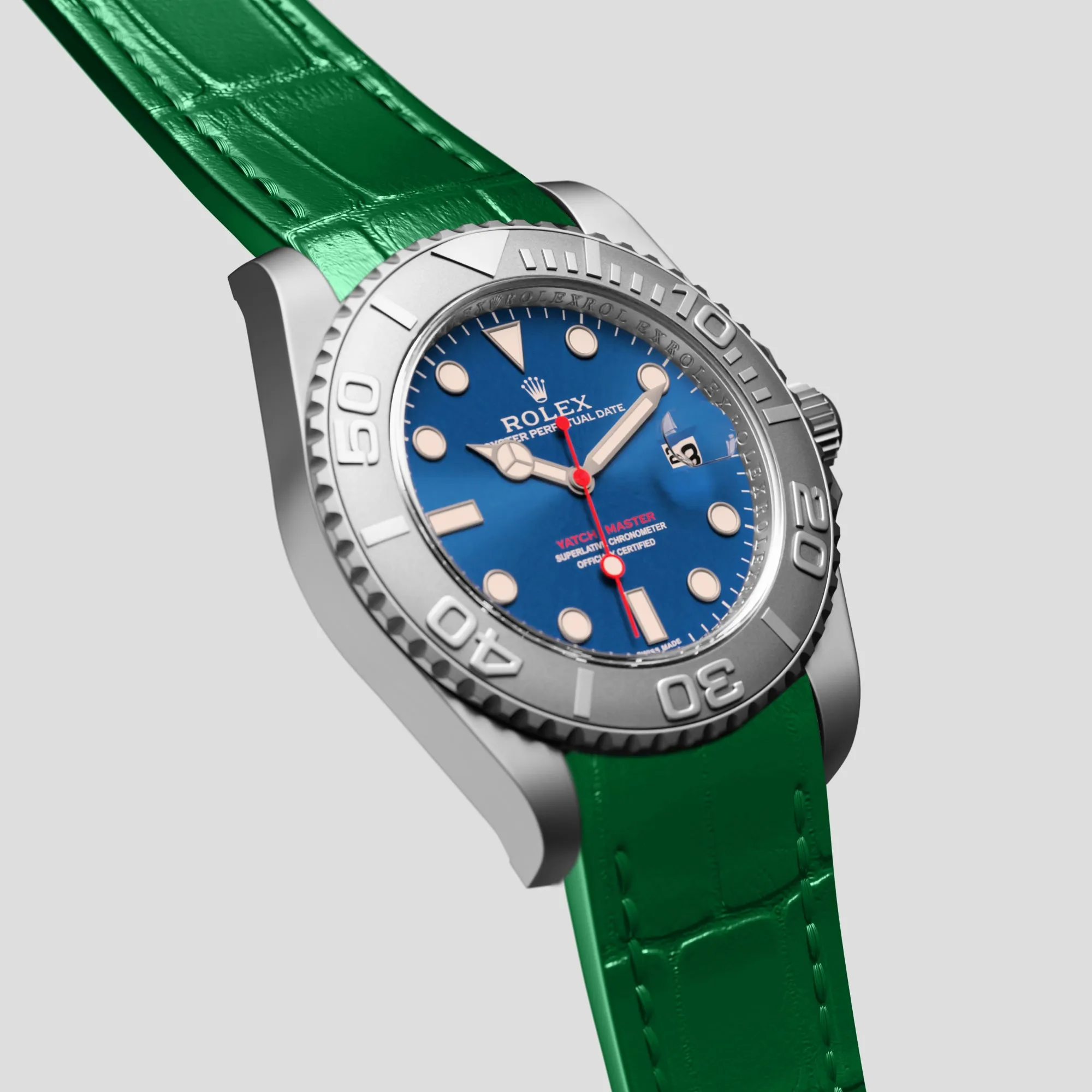 Sport Band For Rolex Yacht-Master 40mm In Alligator