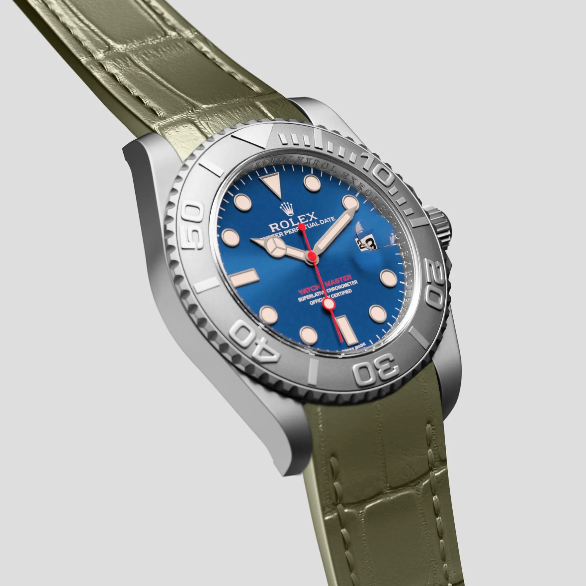 Sport Band For Rolex Yacht-Master 40mm In Alligator