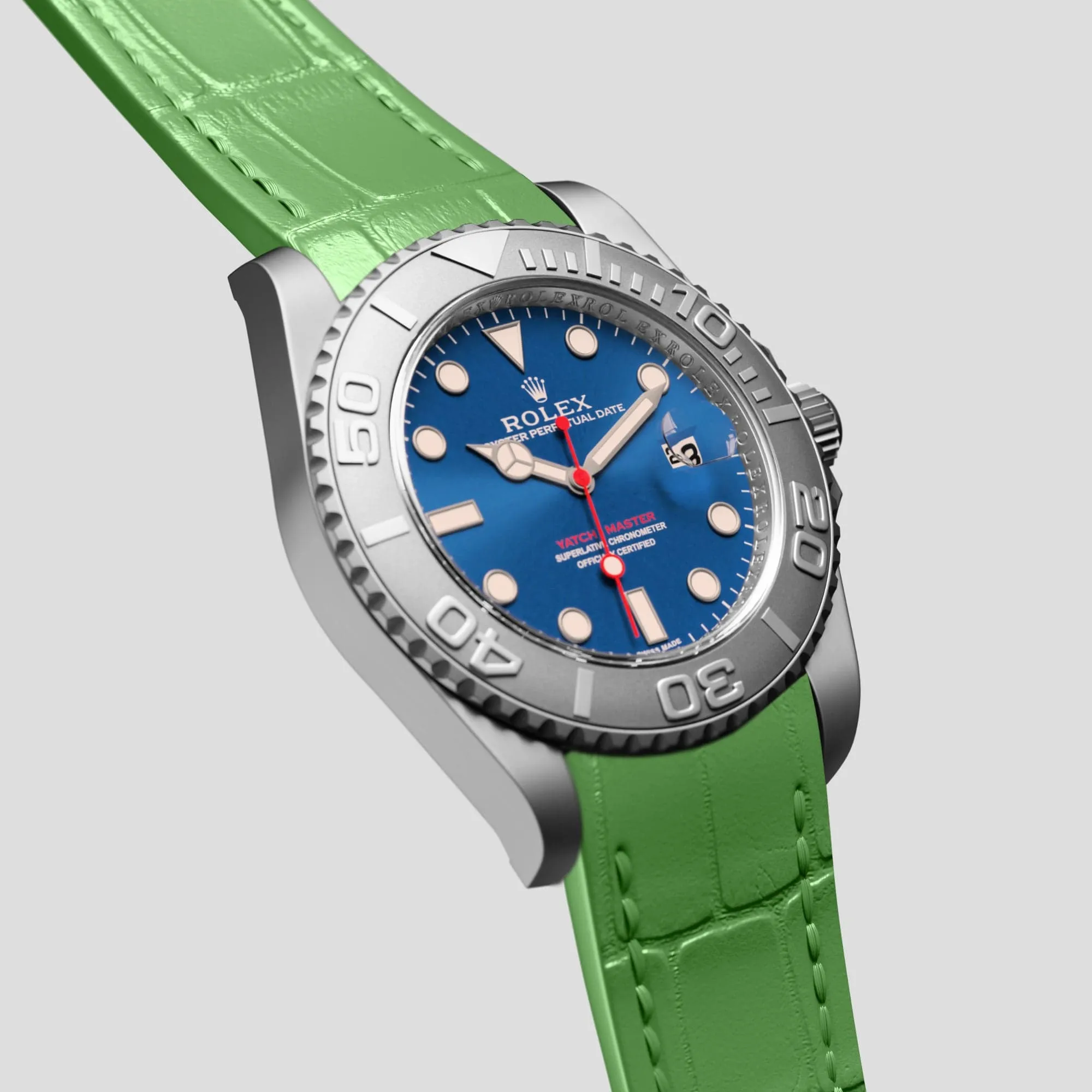 Sport Band For Rolex Yacht-Master 40mm In Alligator