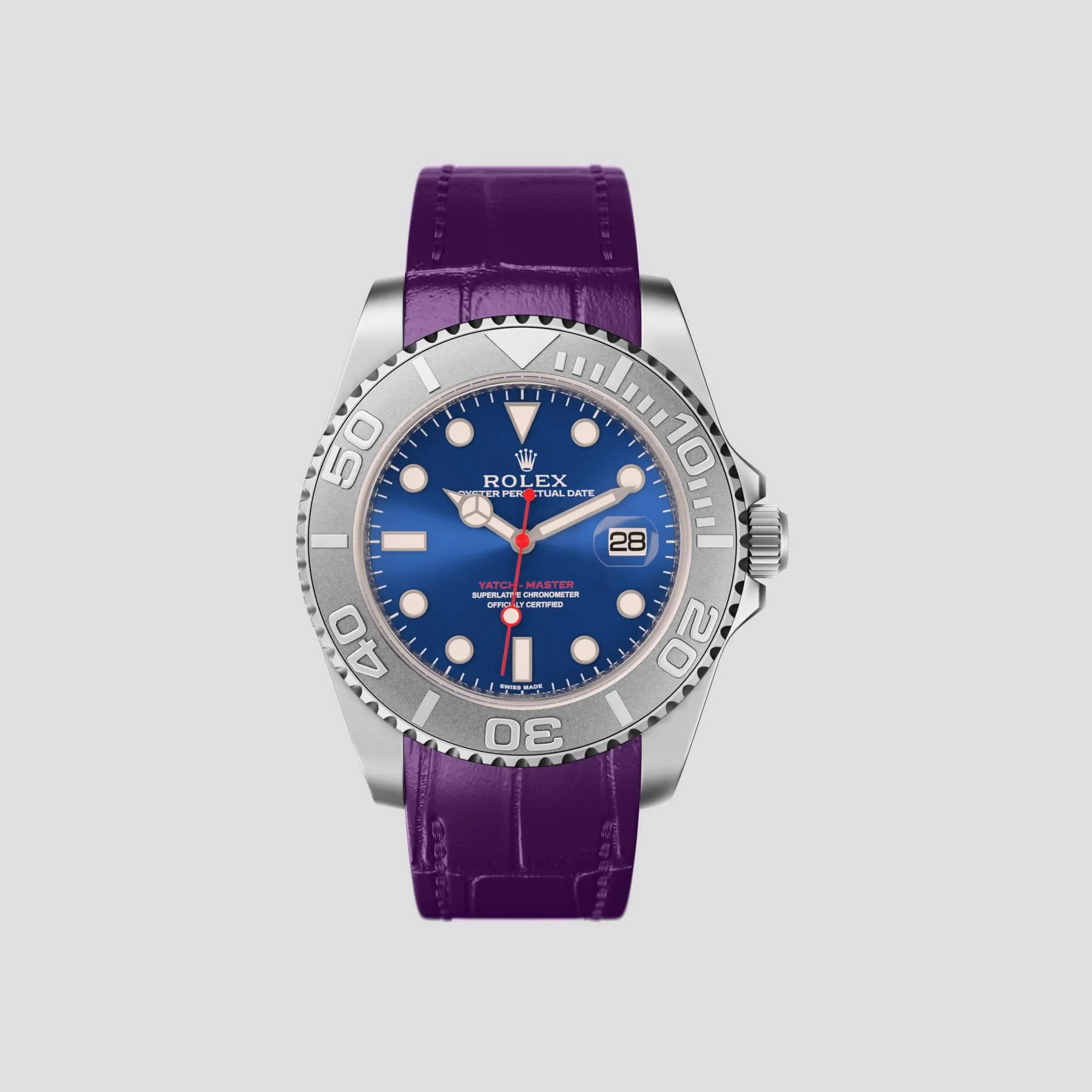 Sport Band For Rolex Yacht-Master 40mm In Alligator