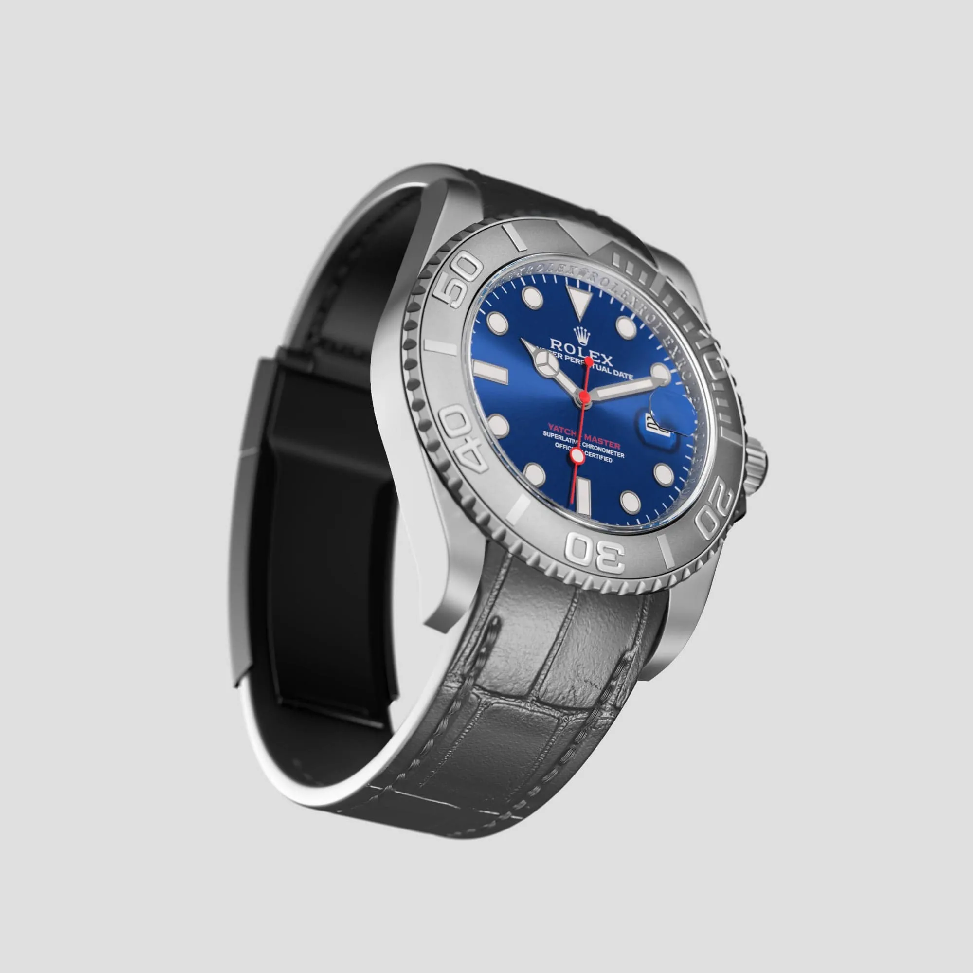 Sport Band For Rolex Yacht-Master 40mm In Alligator