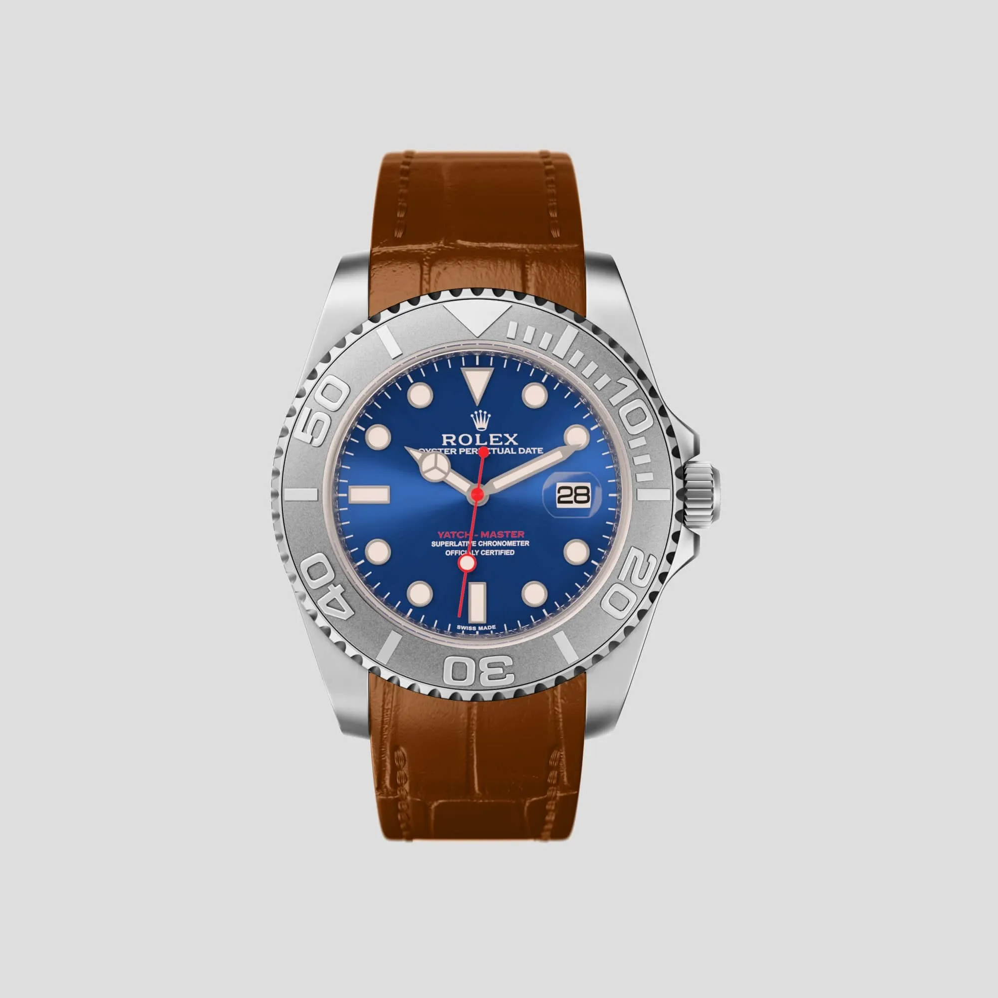 Sport Band For Rolex Yacht-Master 40mm In Alligator