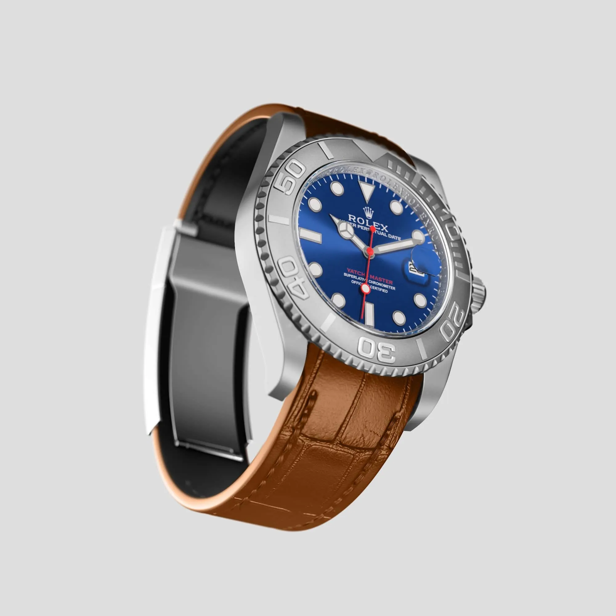 Sport Band For Rolex Yacht-Master 40mm In Alligator