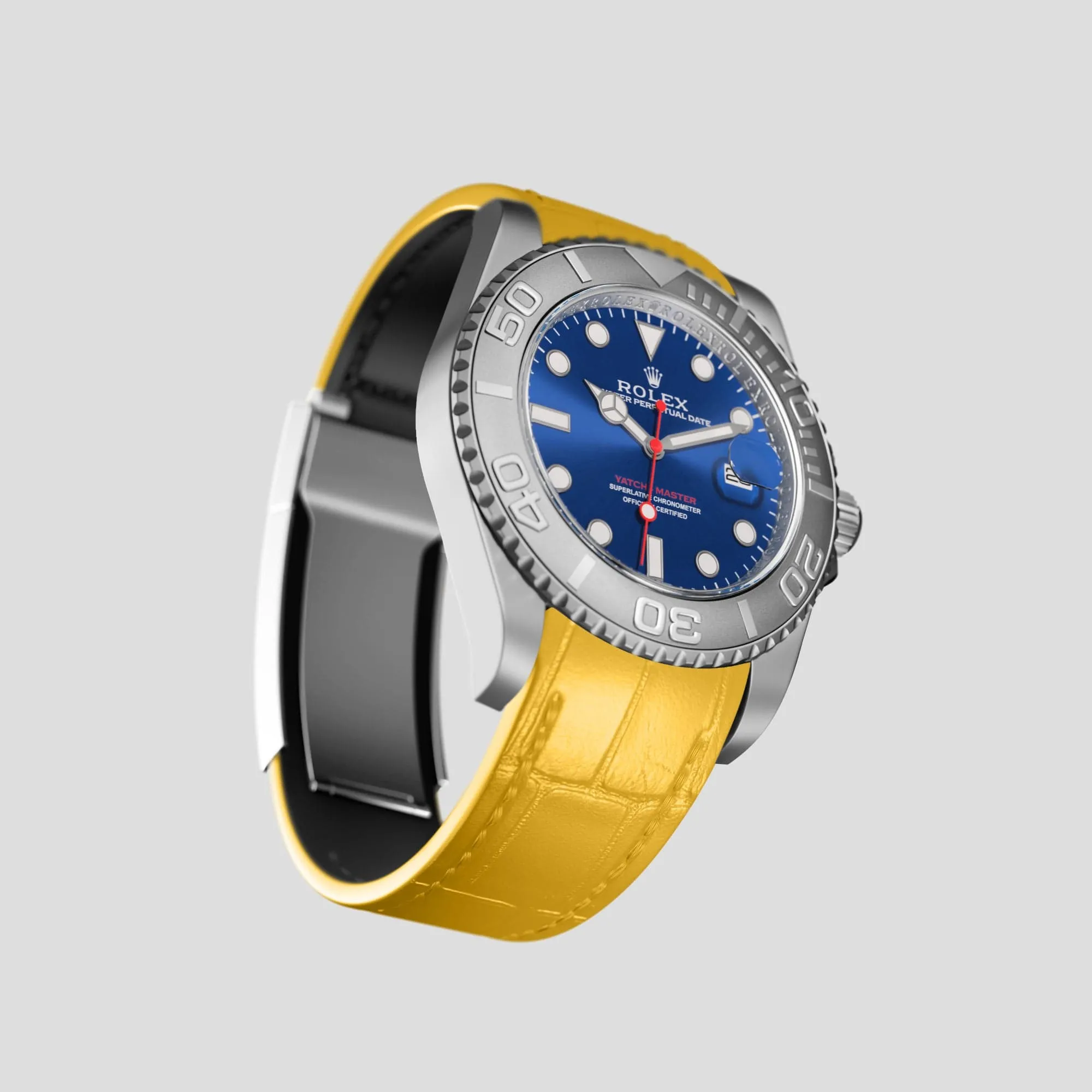 Sport Band For Rolex Yacht-Master 40mm In Alligator