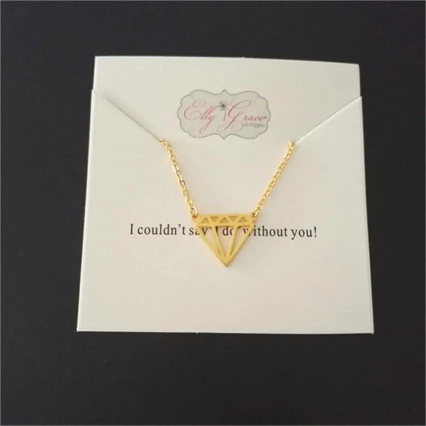 Stainless Steel Chain Gold Color Diamante Choker