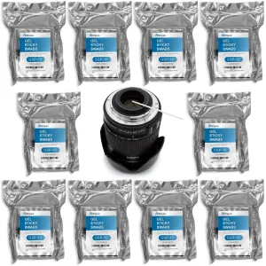 Sticky Gel Rod | 2.5 mm/0.1 inch Round Head, 200 Pcs, High Viscosity | ESD Sticky Pen Silicone Gel Swabs for Camera Sensors, LCD, Semiconductors, PCB, SMT & Watches etc. (GSP-200)