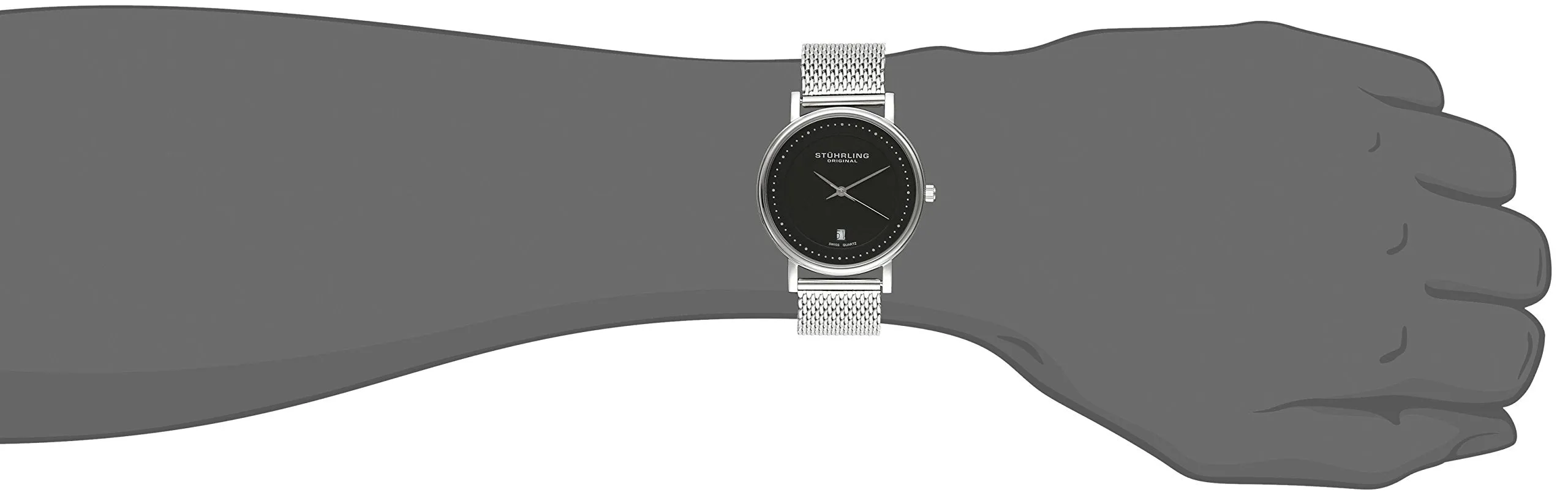 Stuhrling Original Classic Analog Black Dial Men's Watch - 734GM.02