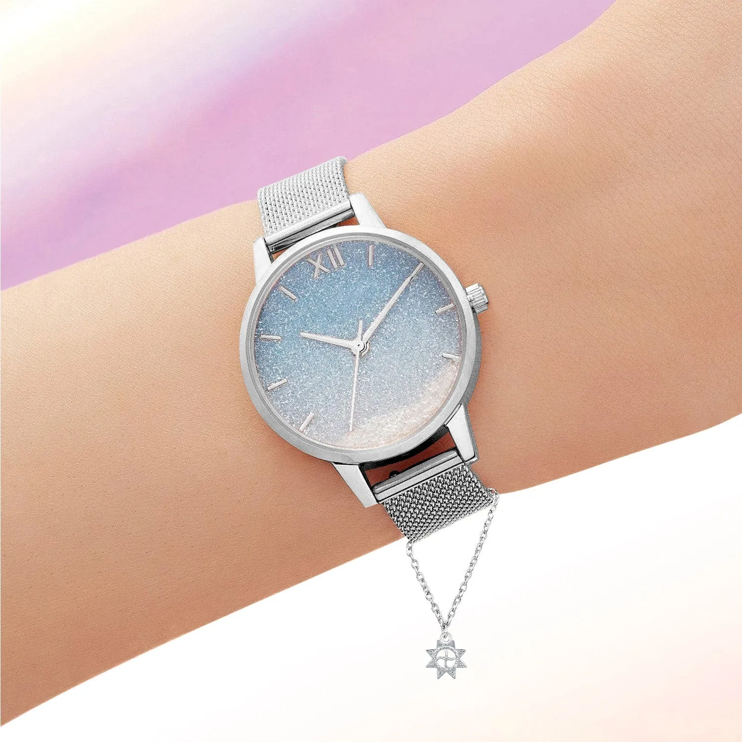 Sun Shaped Watch Charm
