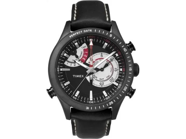 Timex Intelligent Quartz Chrono Timer Black Dial Men's Watch TW2P72600