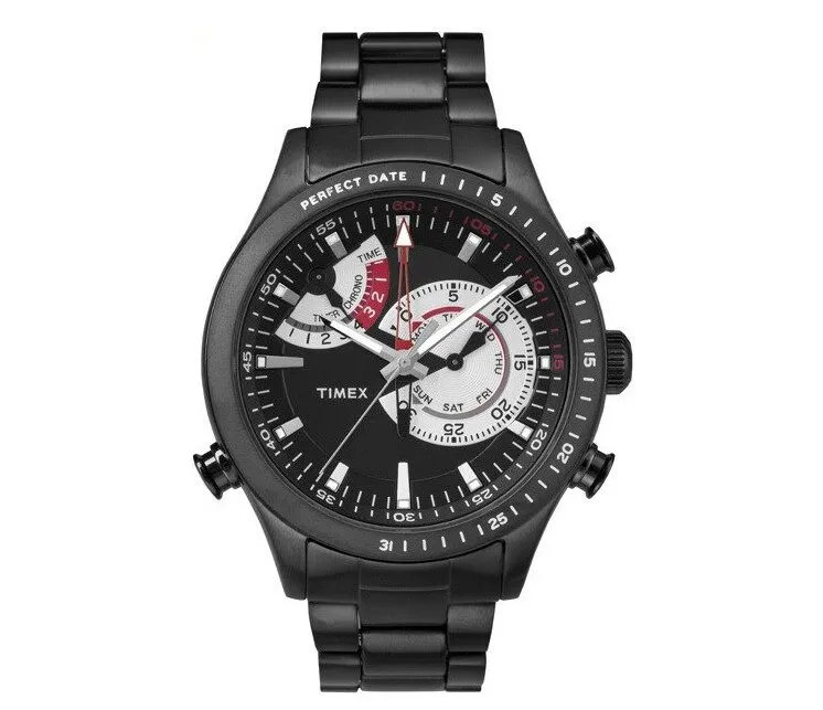Timex Intelligent Quartz Chrono Timer Black Dial Men's Watch TW2P72800