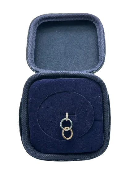 Tommy Hilfiger Metallic Stainless Steel & Rose Gold Double Earring (single)