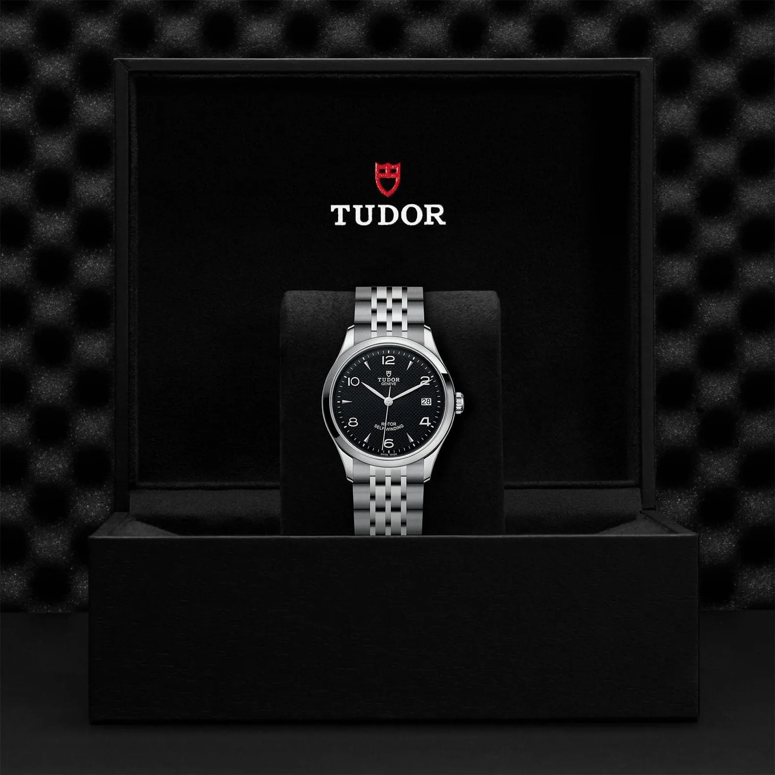 TUDOR 1926 36mm Steel Black Dial Watch - M91450-0002