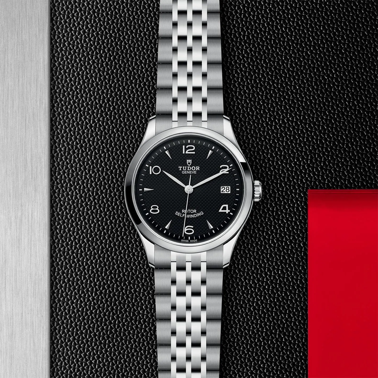 TUDOR 1926 36mm Steel Black Dial Watch - M91450-0002