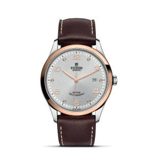 TUDOR 1926 41mm Steel/Gold Gray Diamond Dial Watch - M91651-0006