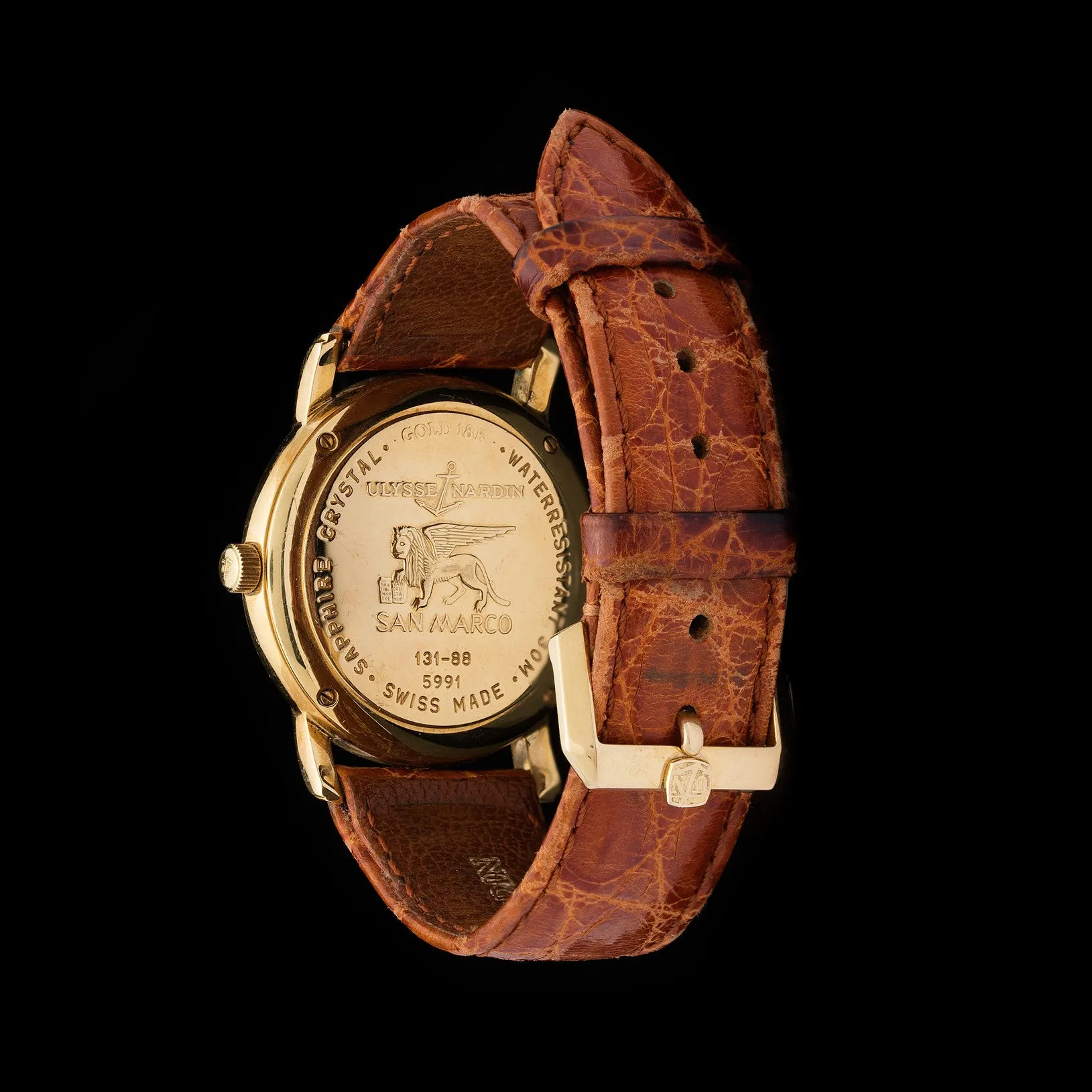Ulysse Nardin San Marco Yellow Gold Chronometer Watch