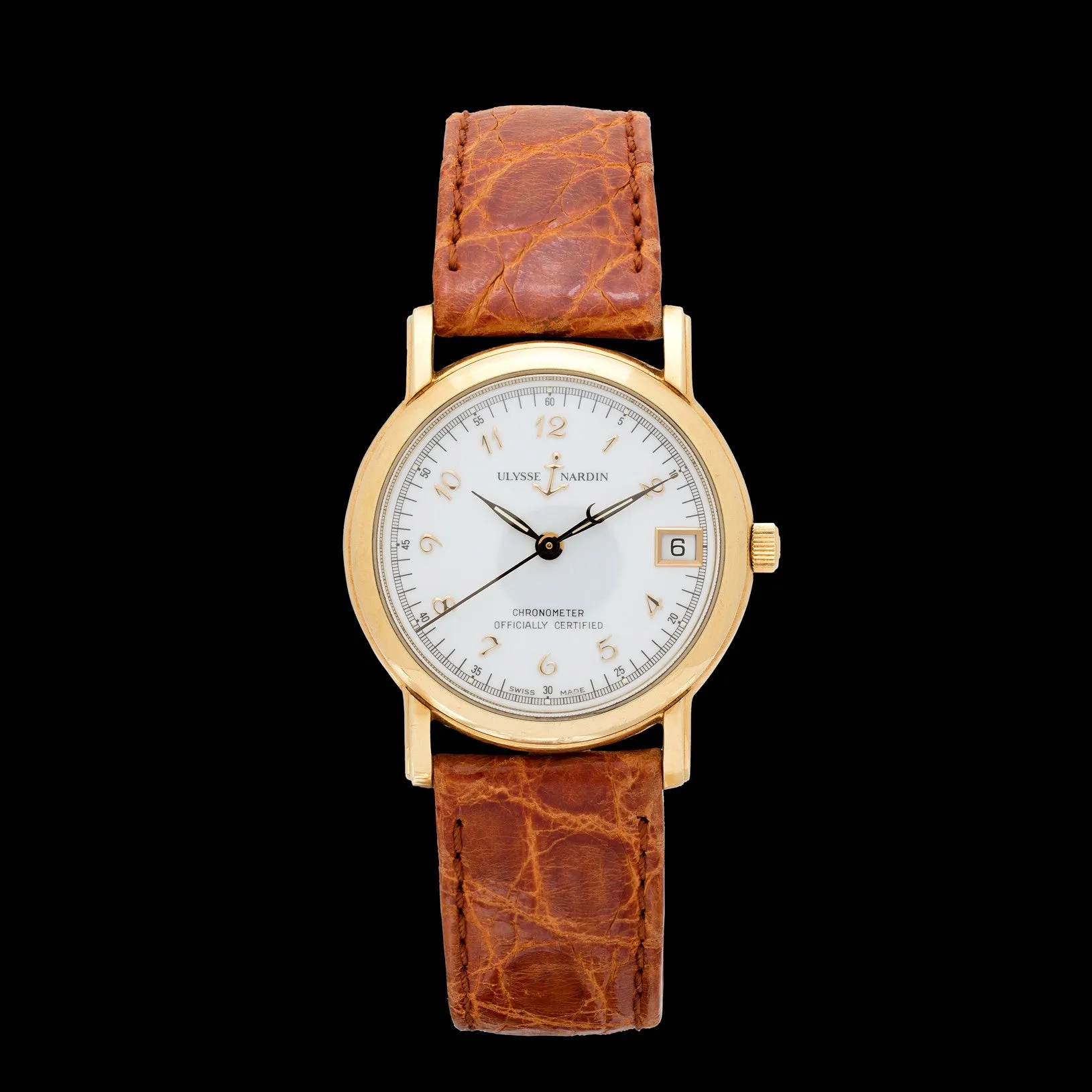 Ulysse Nardin San Marco Yellow Gold Chronometer Watch