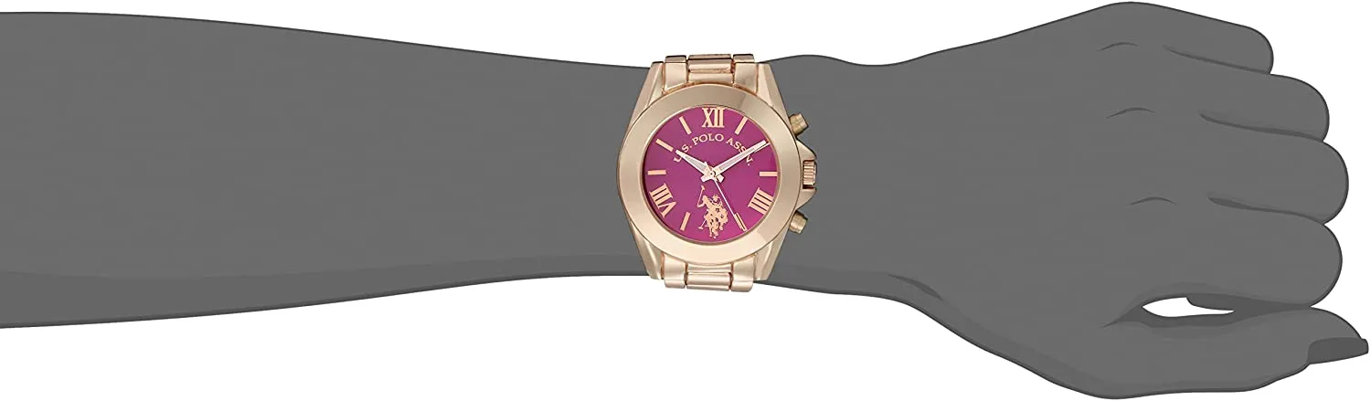 U.S. Polo Assn. Women's USC40049 Rose Gold-Tone Watch
